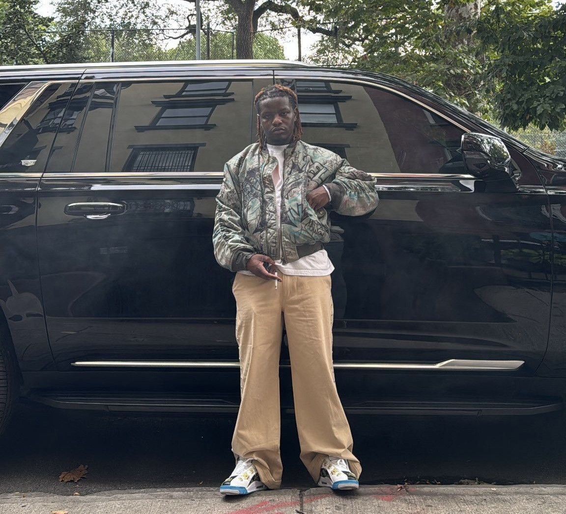 Mowalola Mowalola Graffiti Bomber | Grailed