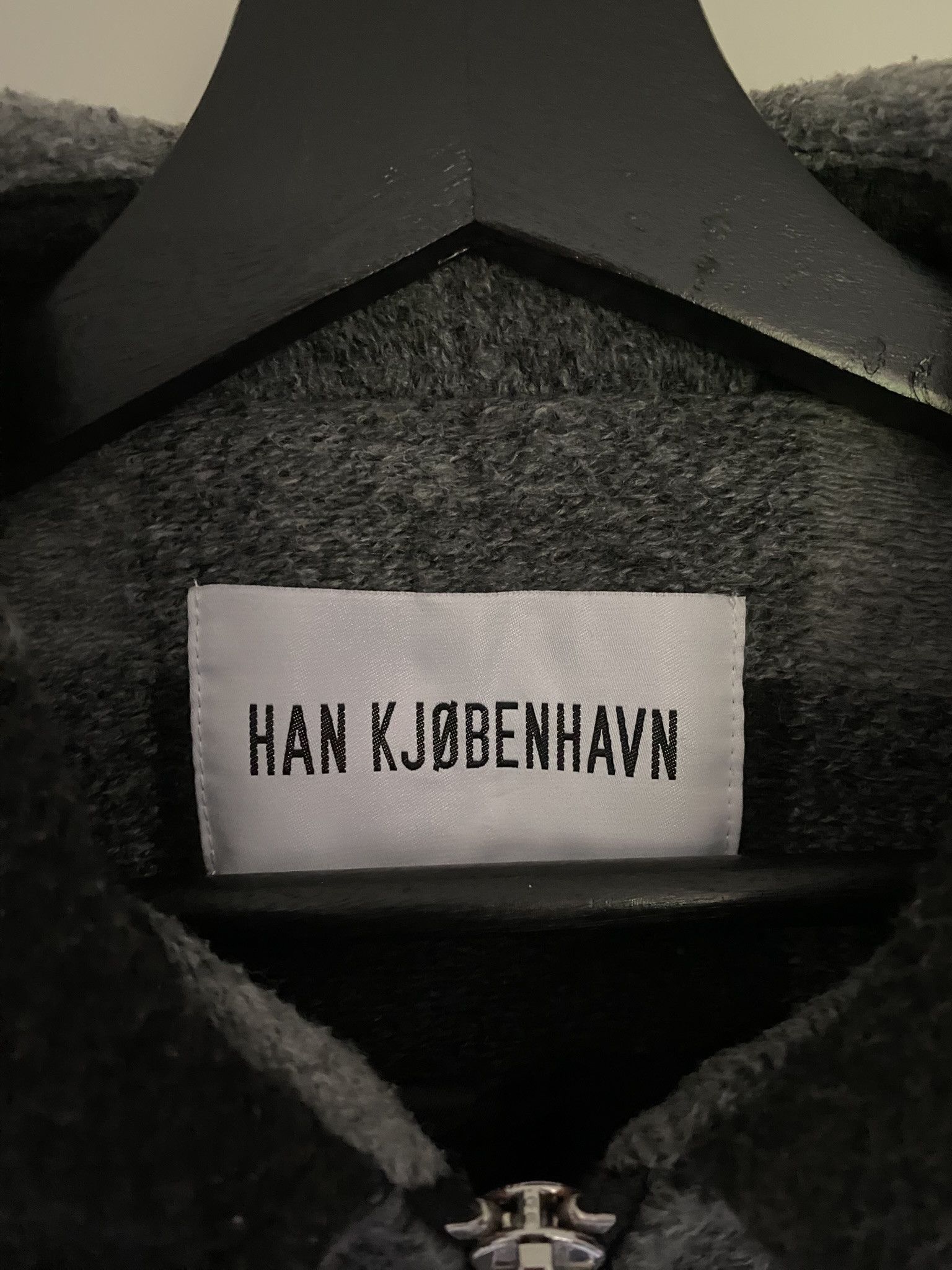Han Kjobenhavn $810 - 48/M - Zip Boxy Jacket - Black/Grey Check Size US M / EU 48-50 / 2 - 15 Thumbnail