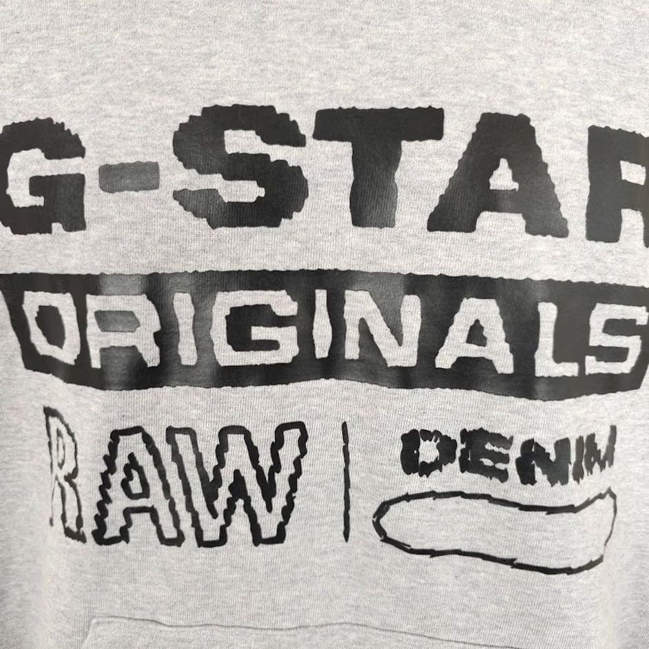 Vintage G-STAR RAW Sweatshirt Hoodie Mens Size Medium Gray Distressed Pullover NEW Shirt Pullover Hooded Pockets Mens Size US M / EU 48-50 / 2 - 3 Thumbnail