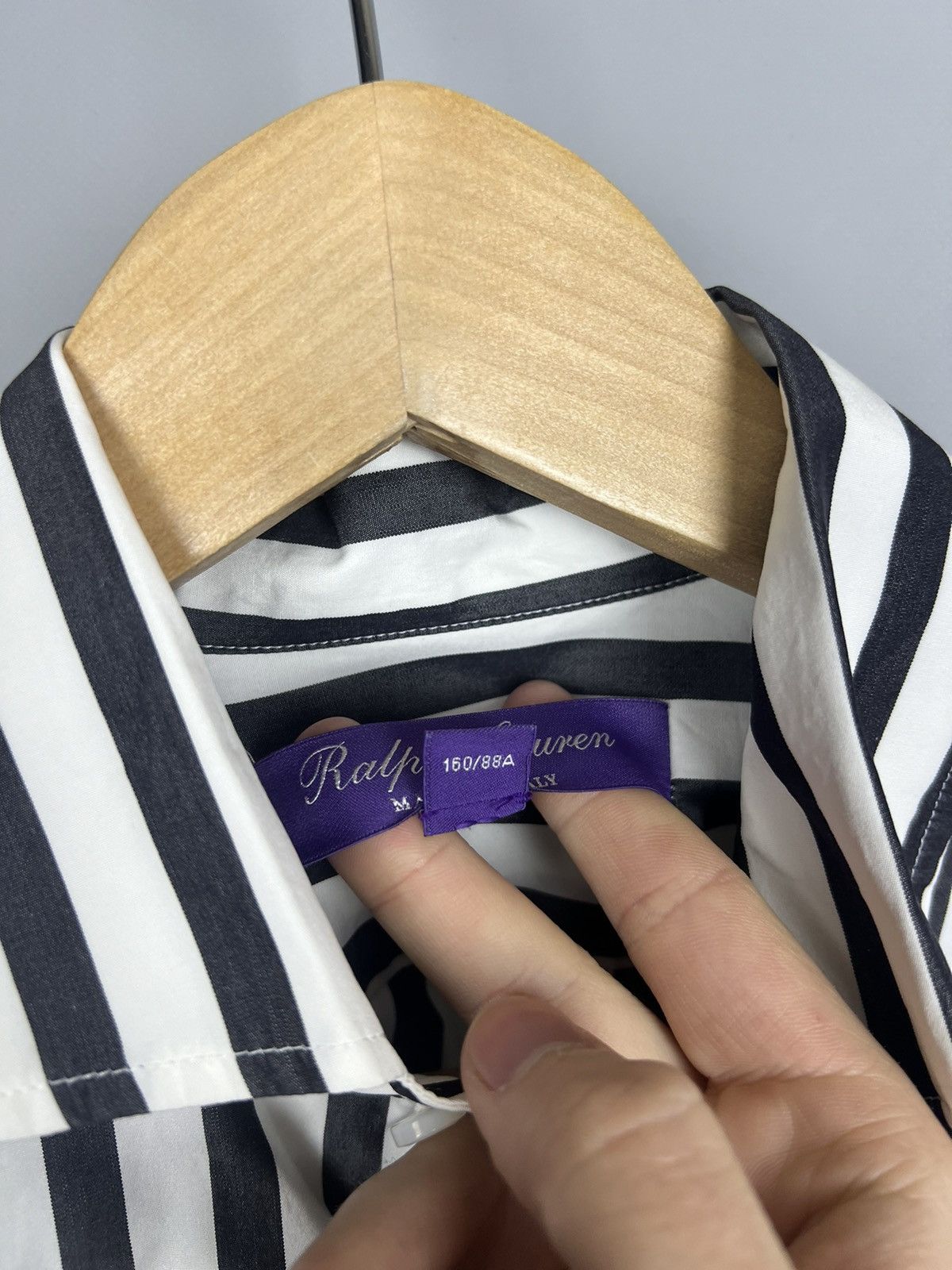 Ralph Lauren Purple Label Ralph Lauren Cotton Shirt stripe Rare Size S / US 4 / IT 40 - 5 Thumbnail