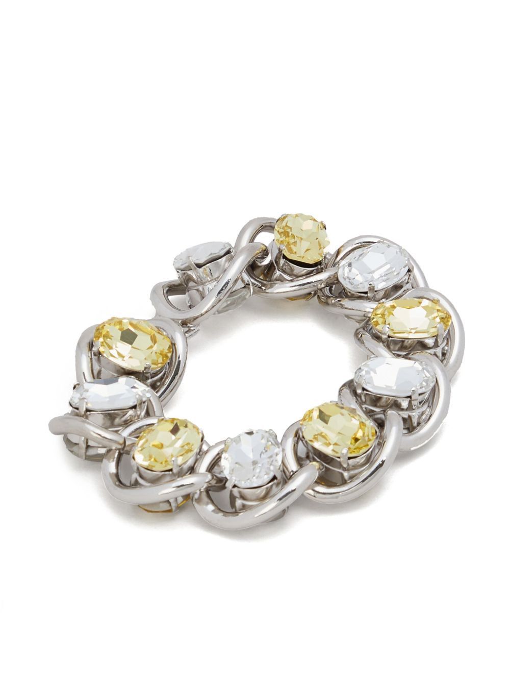 Marni o1w1db10125 Size:OS/Embellished Chain Bracelet in Silver Size ONE SIZE - 2 Thumbnail