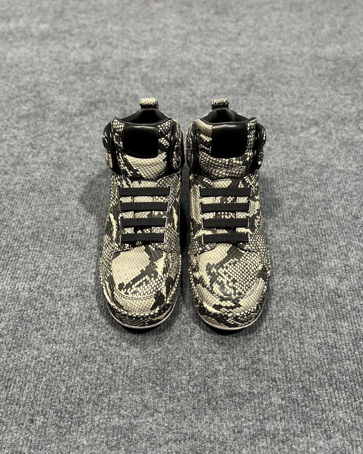 3.1 Phillip Lim 3.1 Phillip Lim Skake Skin High Top Sneaker Size US 8 / EU 41 - 4 Thumbnail