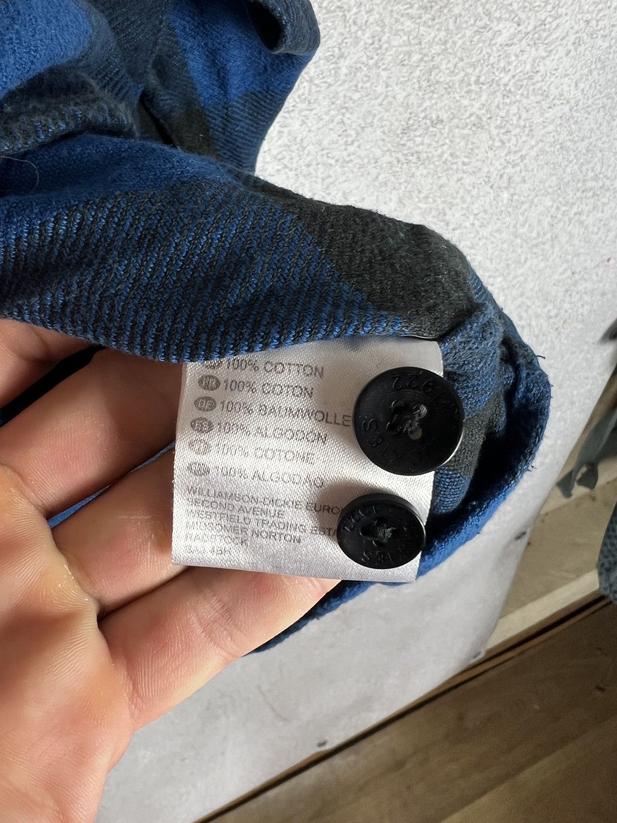 Dickies Flannel Dickies Blue Checked Shirt Size L Large Size US L / EU 52-54 / 3 - 5 Thumbnail
