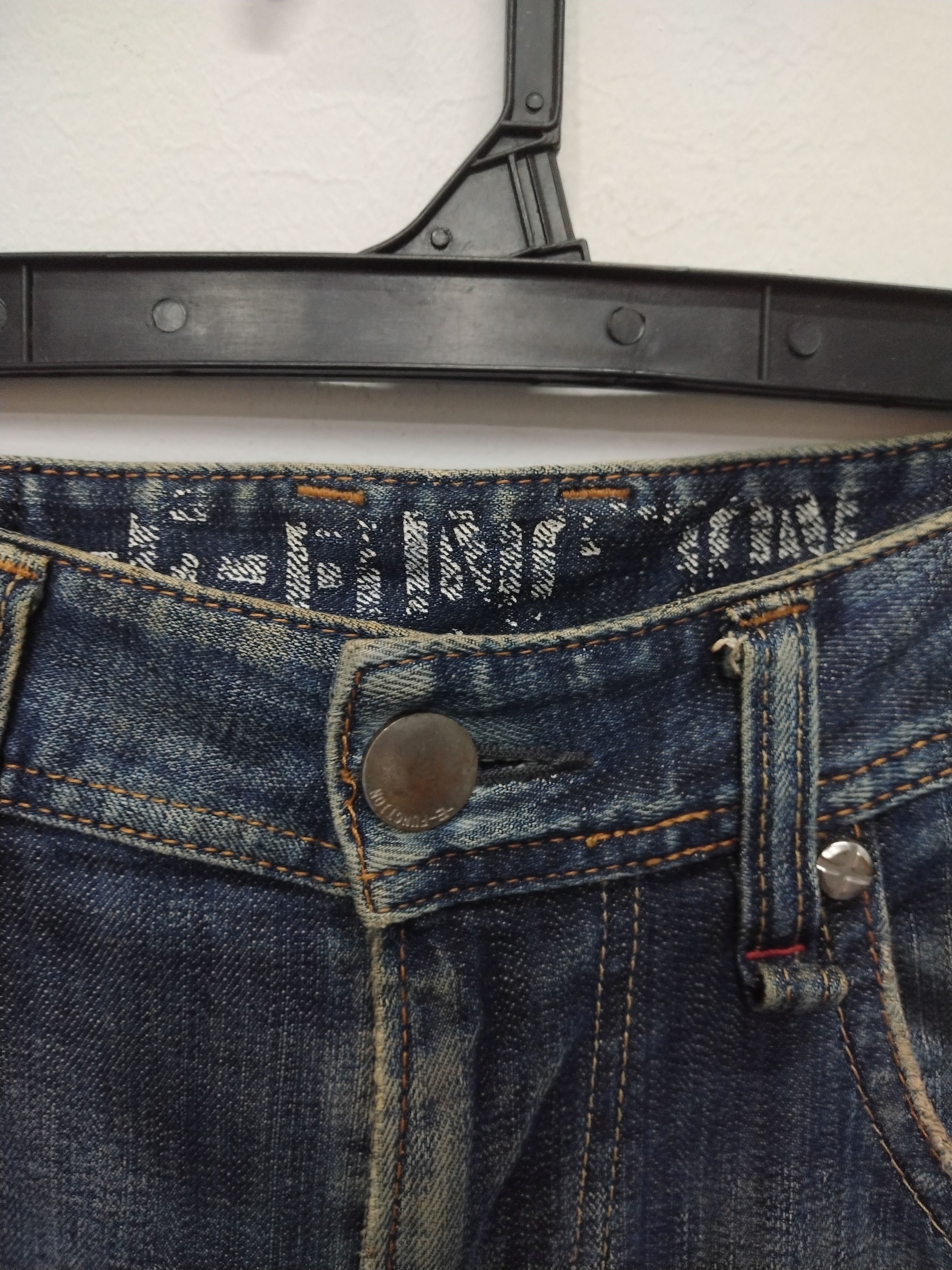 Edwin 💥Distressed Edwin E Function Awesome Character Jeans Size US 32 / EU 48 - 3 Thumbnail