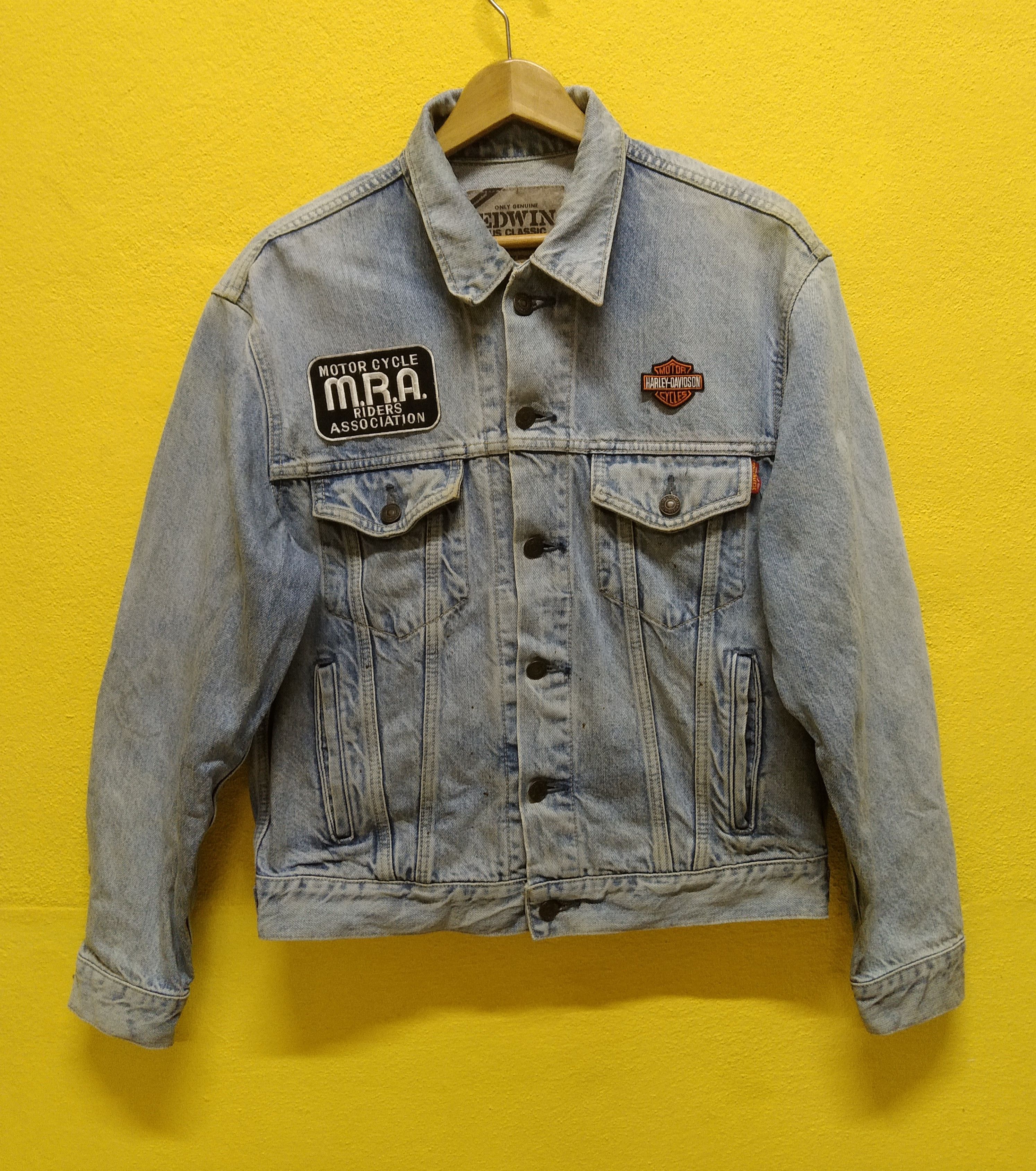 Edwin × Vintage Vintage Edwin Trucker Denim Jacket Size US L / EU 52-54 / 3 - 2 Thumbnail