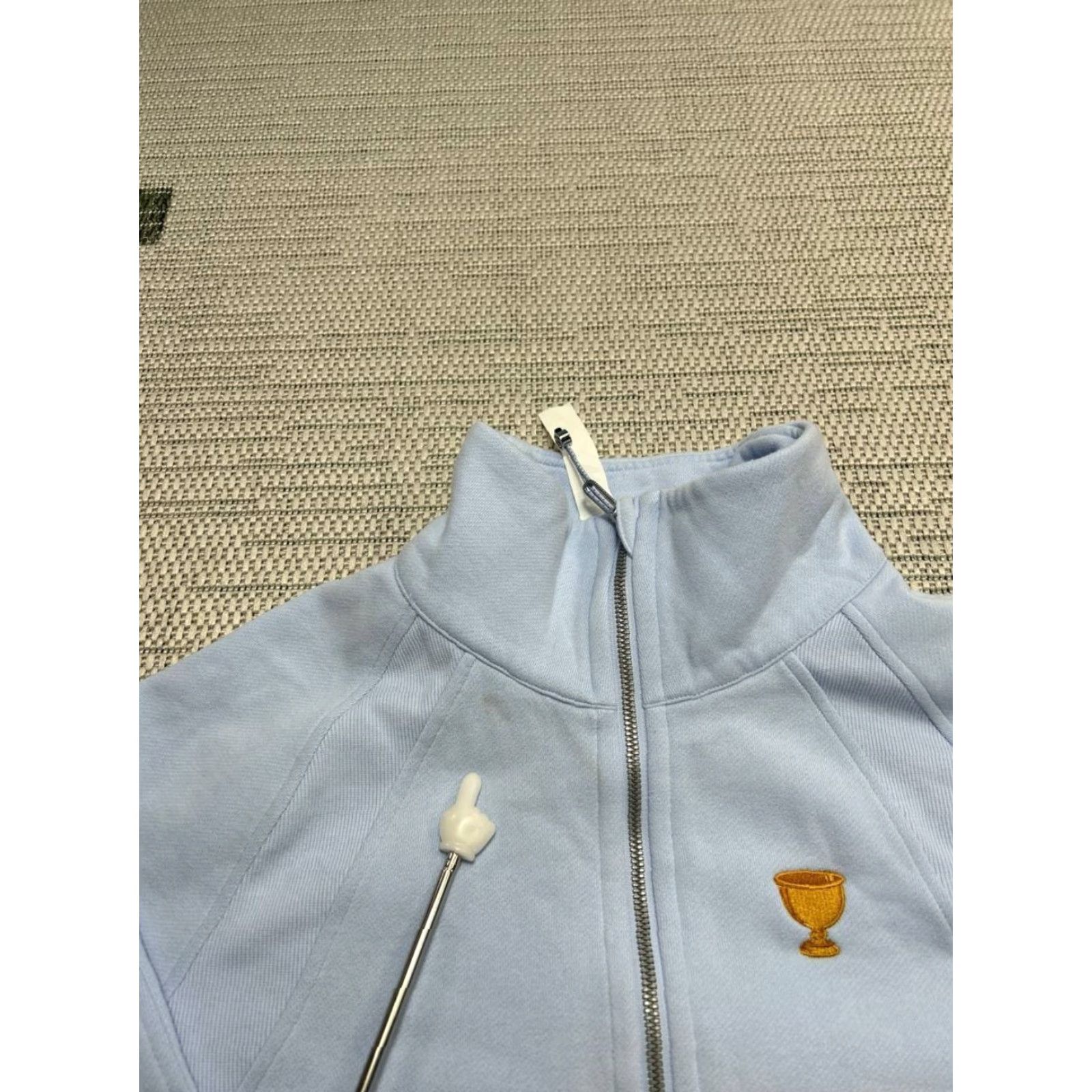 Lululemon Lululemon Scuba Sweatshirt Womens XS Blue Oversized Cotton Fleece Logo Pullover Raglan Zip Casual Activewear Womens XS Blue Logo Scuba Sweatshirt Size XS / US 0-2 / IT 36-38 - 5 Thumbnail