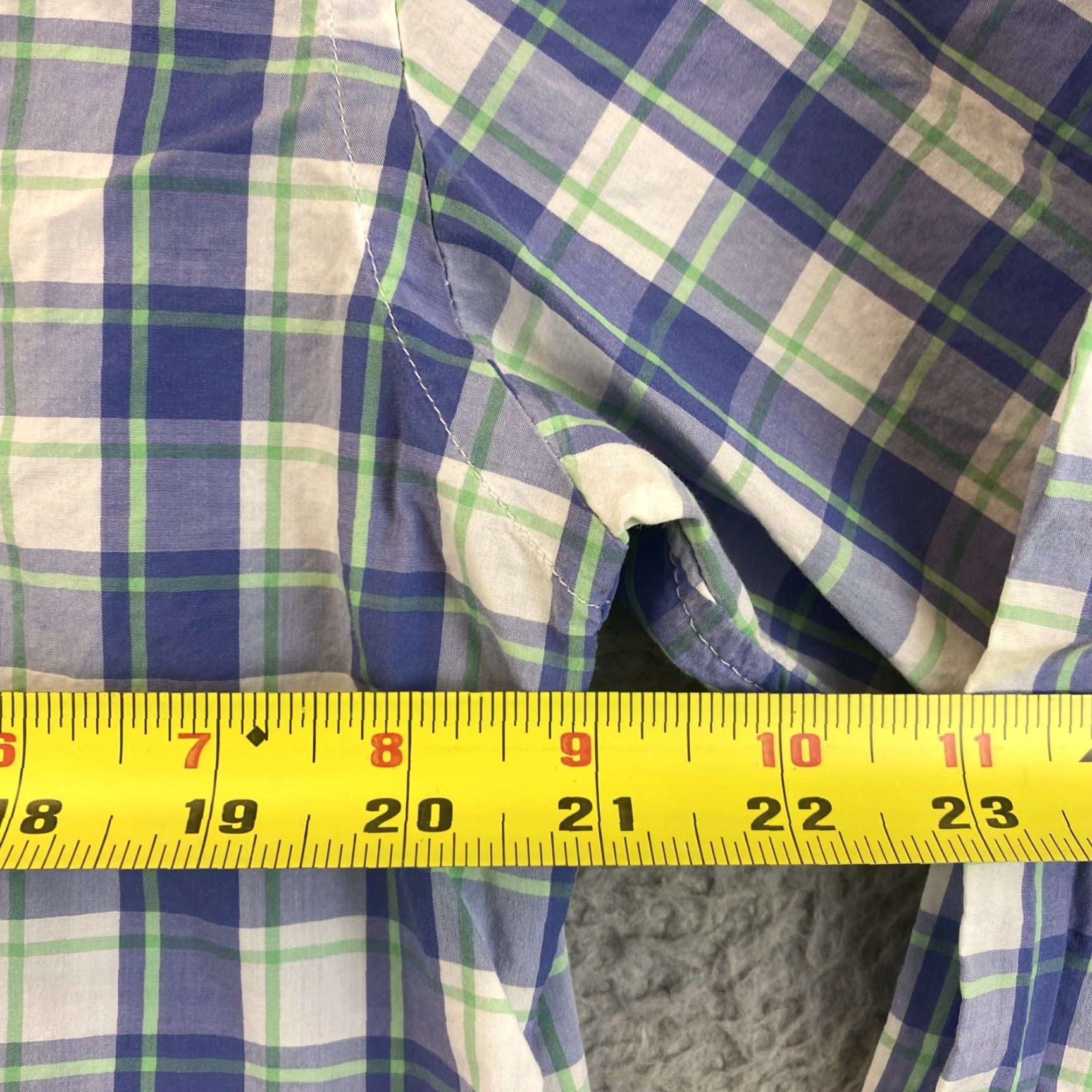 J.Crew J.CREW Slim Fit Button-Up Long Sleeve Shirt Mens L Plaid Cotton / 82-53 (Blue) Size US L / EU 52-54 / 3 - 6 Thumbnail