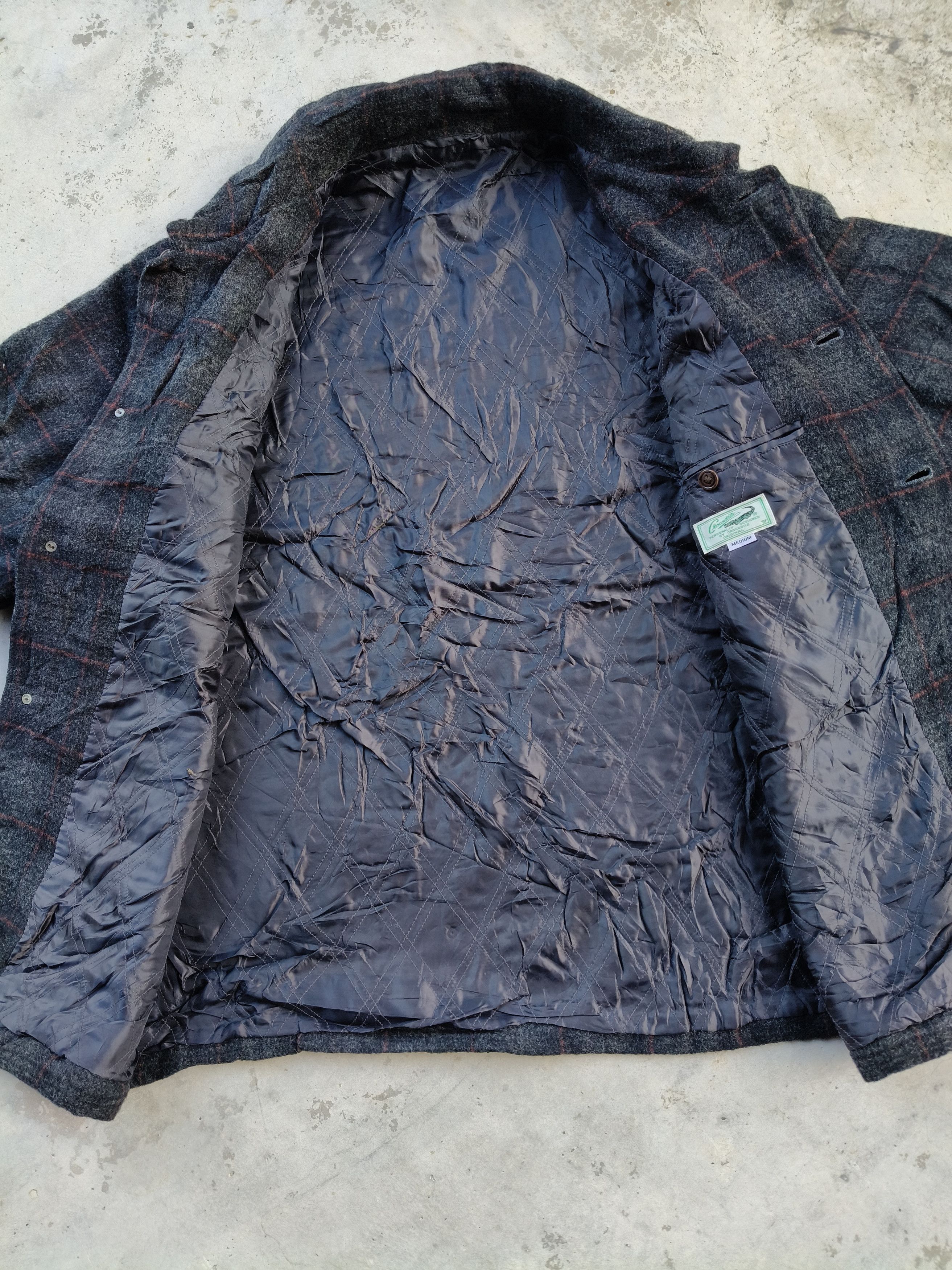 Japanese Brand Vintage Crocodile Wool Button Jacket Size US M / EU 48-50 / 2 - 8 Thumbnail