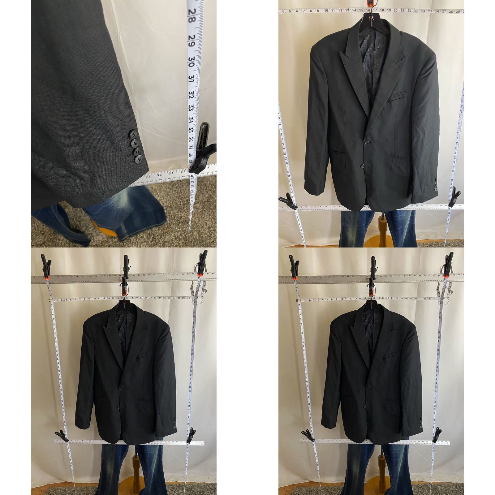 English Laundry English Laundry JACKET Blazer 42L Mens Grayish Poly Wool Coat Coat Size 42R - 8 Thumbnail