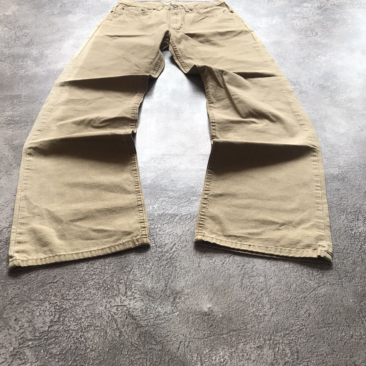 Vintage 90s Levis Baggy Relaxed Fit Chino Pants Khaki 30