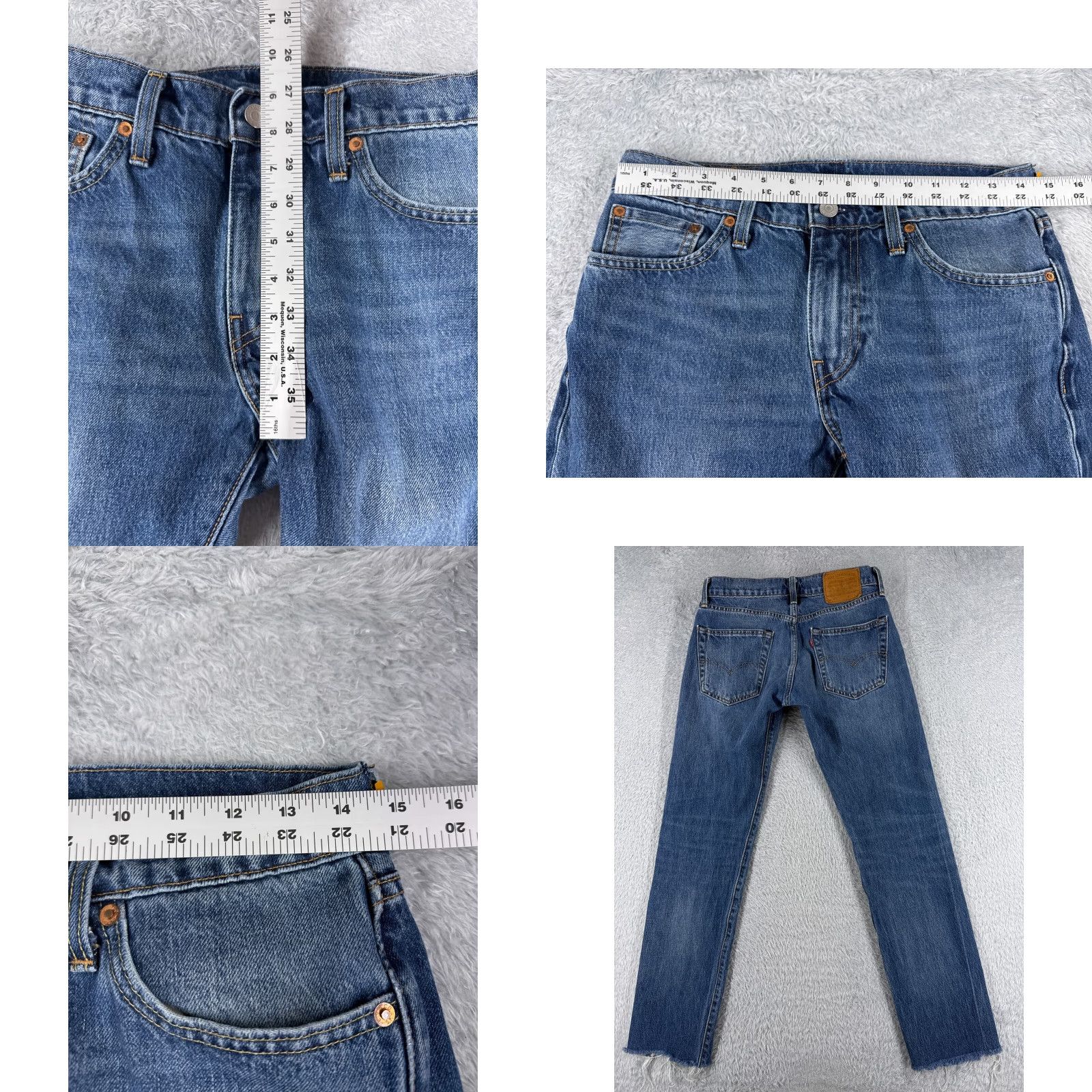 Levi's Levi's Jeans 511 Slim Straight Denim Blue 30x29 Adult Men Regular 29in 5-Pocket Cotton Blend Premium Vintage No N/A Size US 30 / EU 46 - 9 Thumbnail