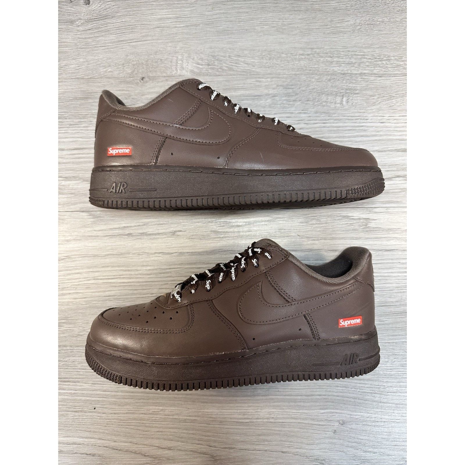 Nike Supreme x Nike Air Force 1 Low - Baroque Brown - Size 8.5 Size US 8.5 / EU 41-42 - 2 Thumbnail