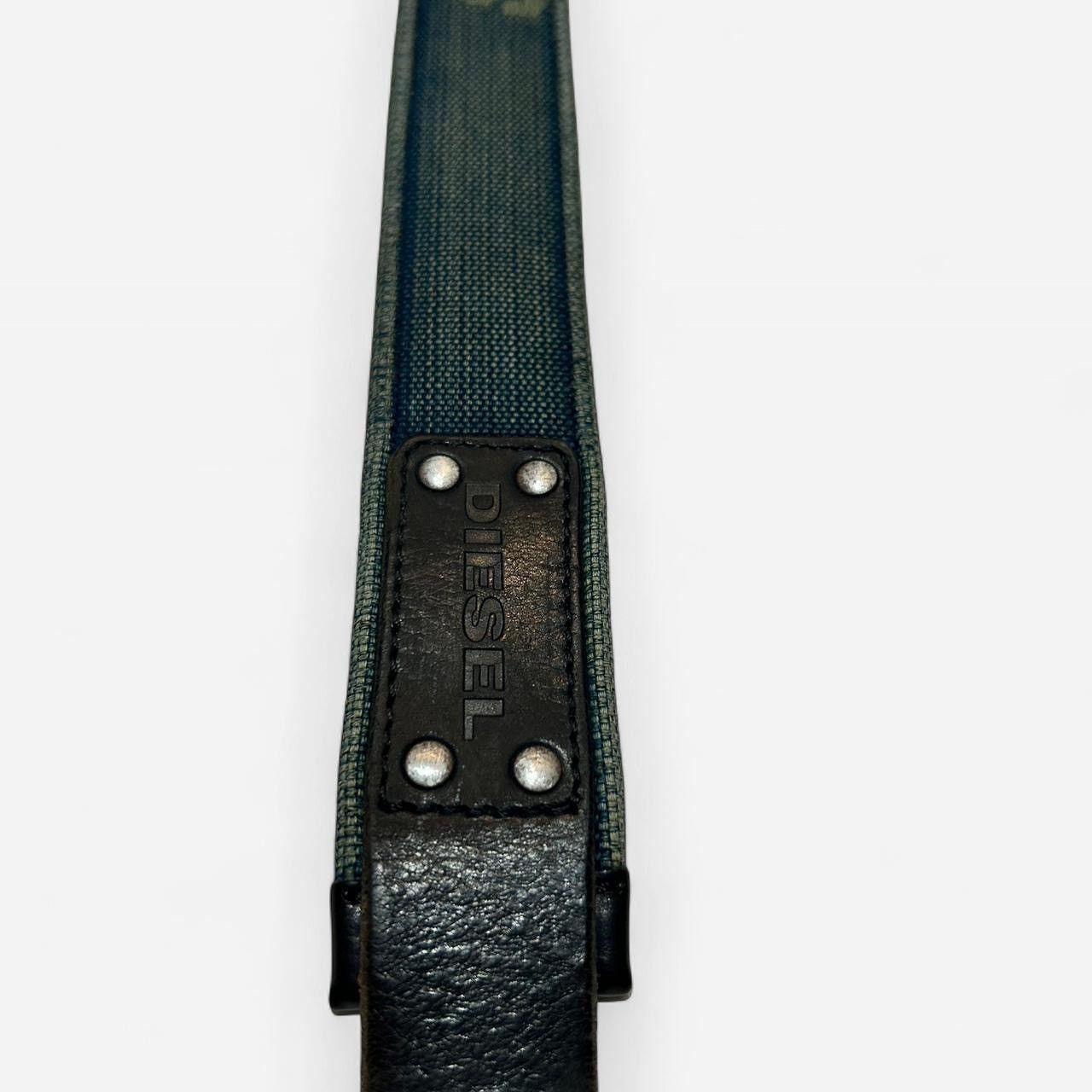 Diesel Diesel canvas & leather belt “I SUPPORT MY PANTS” 👖 Size 34 - 3 Thumbnail