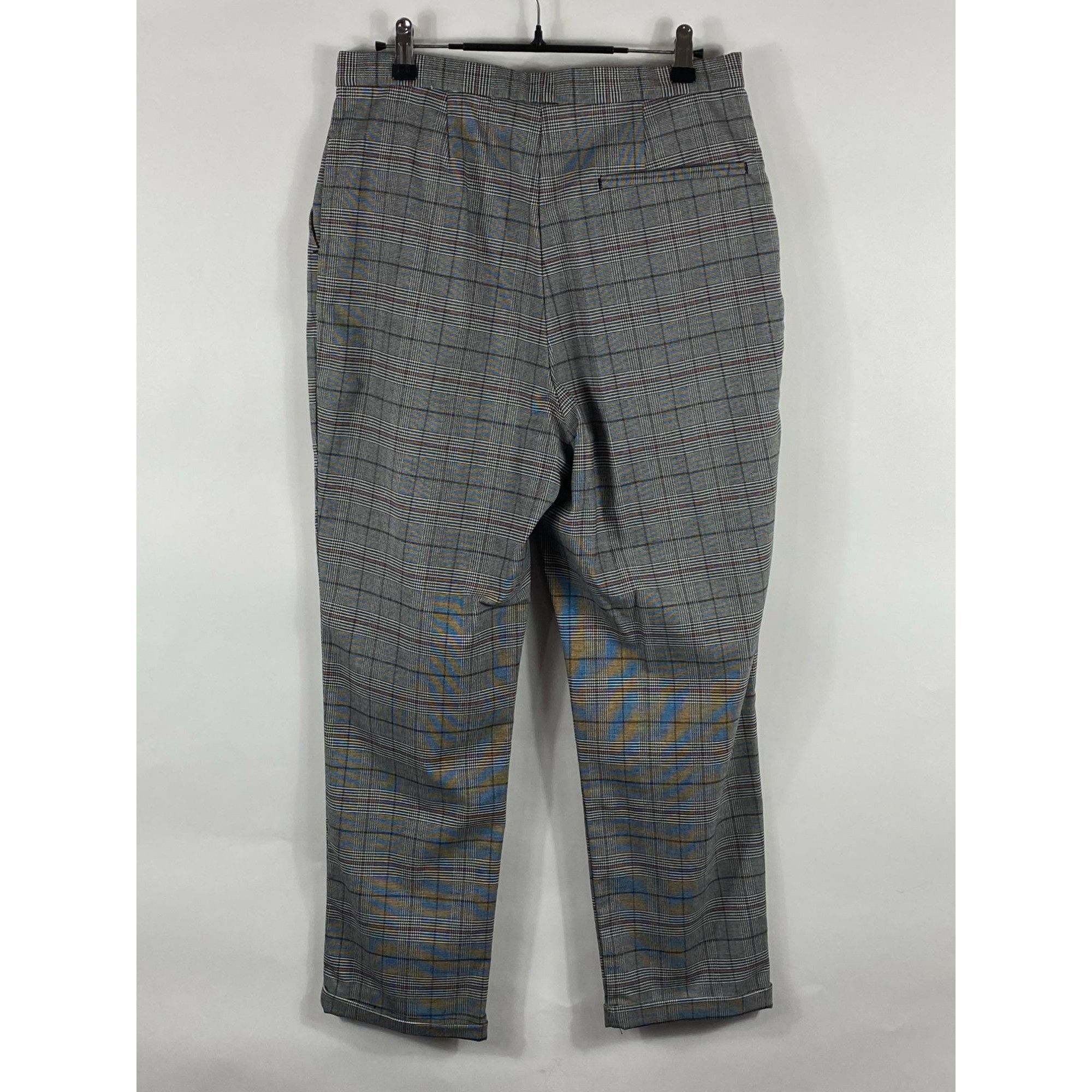 H&M H&M Divided Casual Plaid Pleated Dress Pants Size 8 30x26 Wo Size 30" / US 8 / IT 44 - 2 Thumbnail