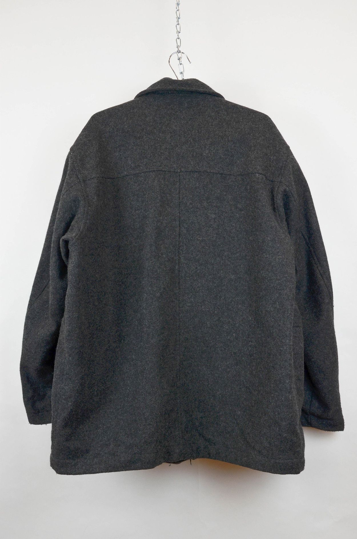 Vintage Post Card Wool Blend Made in Italy Coat Dark Grey 48 Size US M / EU 48-50 / 2 - 2 Thumbnail