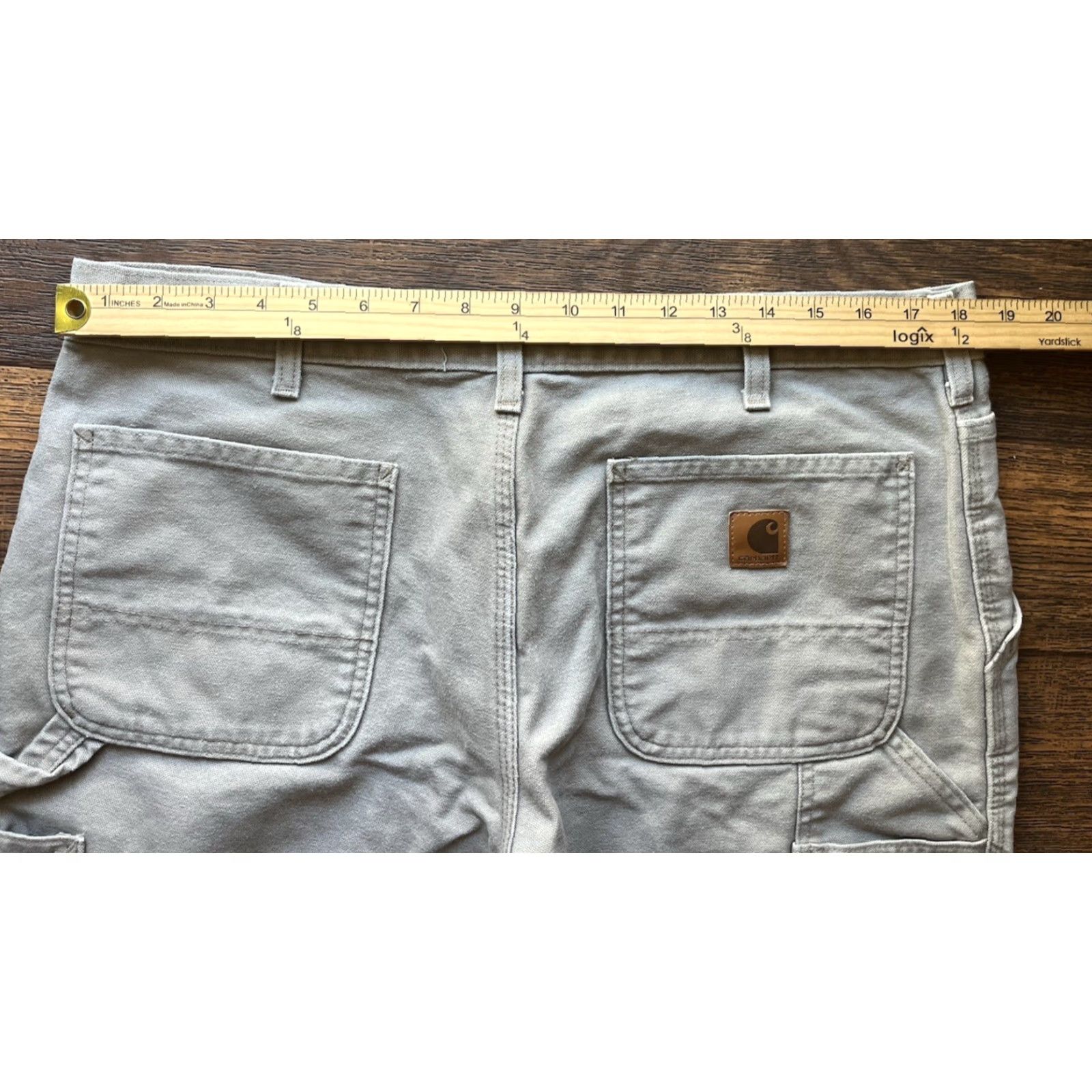 Carhartt VINTAGE Carhartt Shorts Beige Sand Solid 36 Cargo Relaxed Workwear Cut-Off Men’s Shorts Sand Beige Cargo 90s Grunge Outdoor Mens Size US 36 / EU 52 - 7 Thumbnail