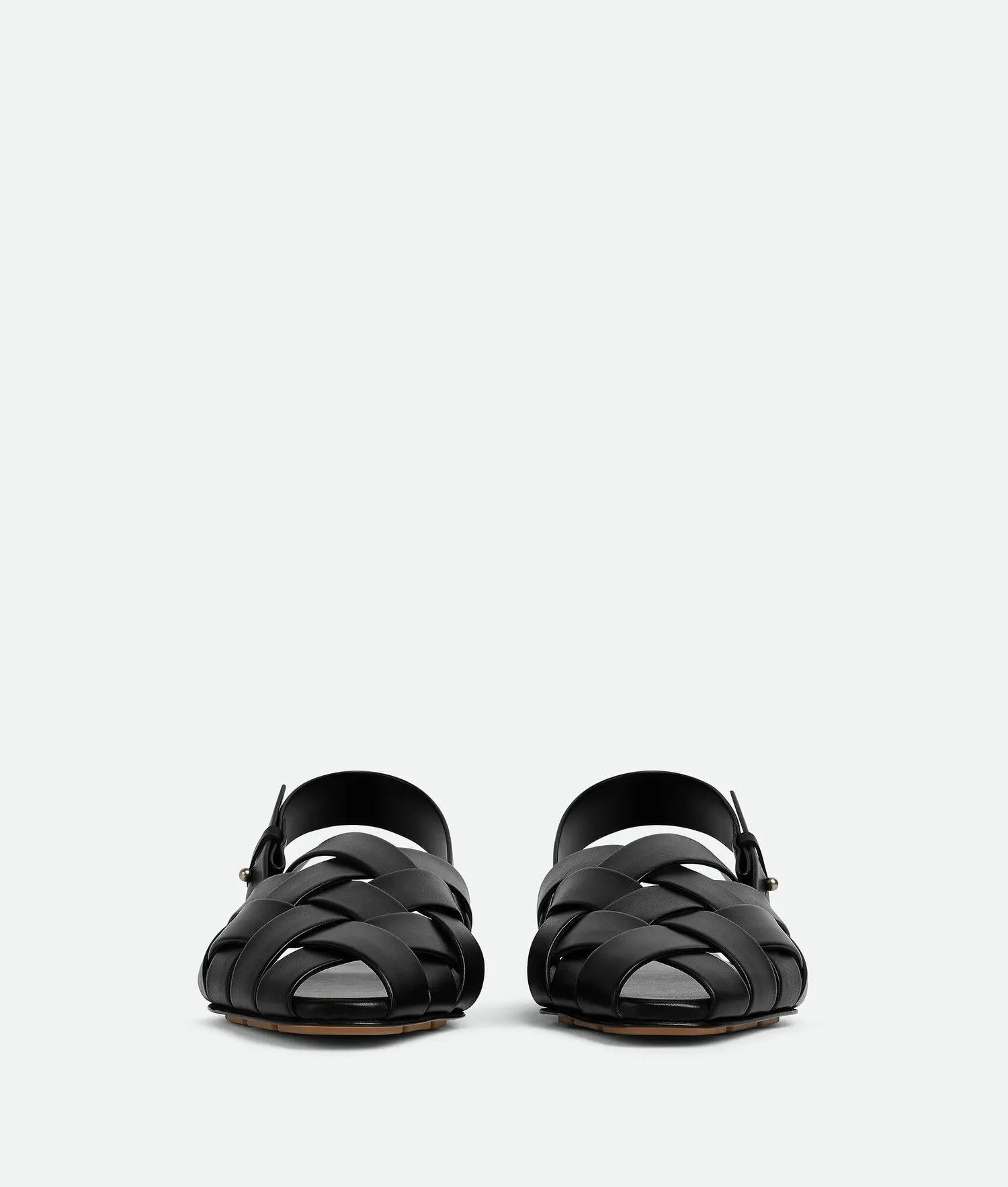 Bottega Veneta o1bcso1str0225 Alfie Slippers Sandals in Black Size US 7 / EU 40 - 2 Thumbnail