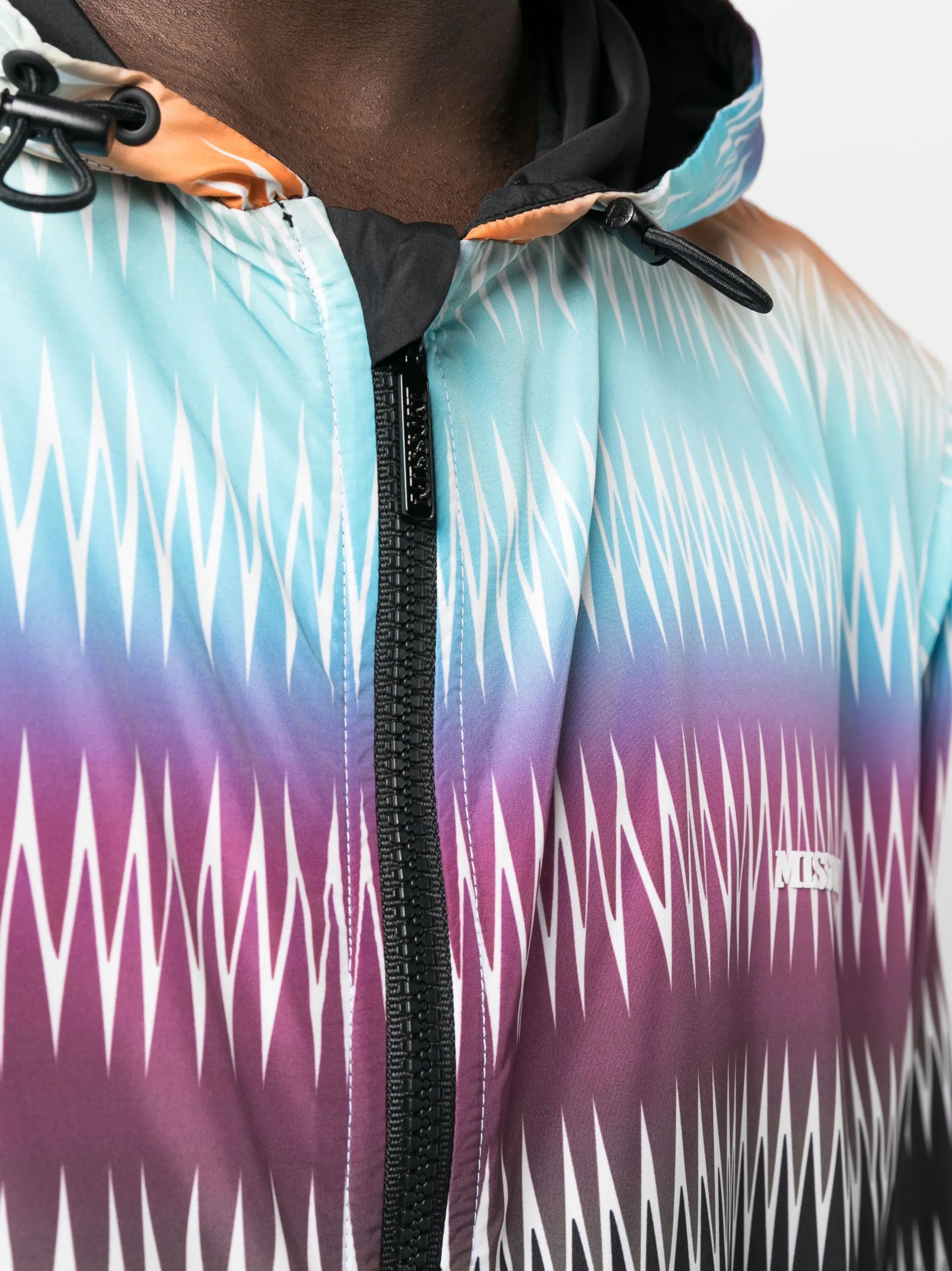 Missoni o1y0225 Hooded Jacket in Multicolor Size US M / EU 48-50 / 2 - 2 Thumbnail