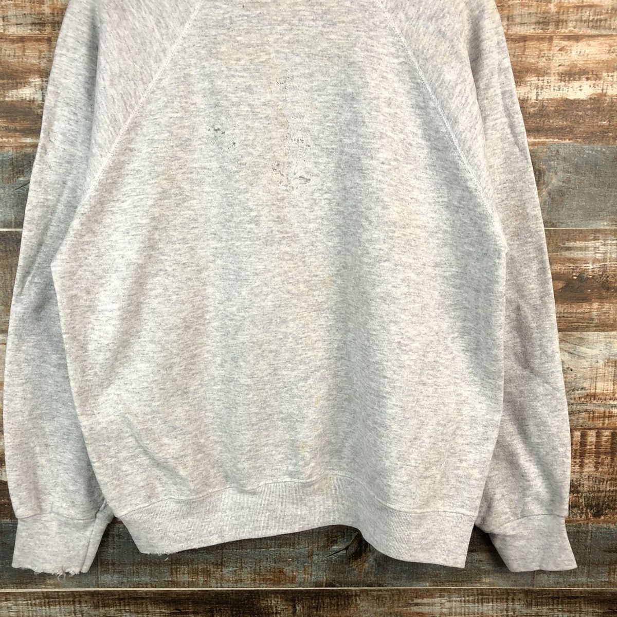 Tultex Tultex vintage ripped plain Sweatshirt #A2499 Size US M / EU 48-50 / 2 - 6 Thumbnail