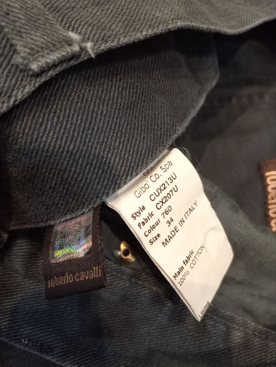 Roberto Cavalli ROBERTO CAVALLI COTTON DENIM JEANS SIZE 34 Size US 34 / EU 50 - 10 Thumbnail