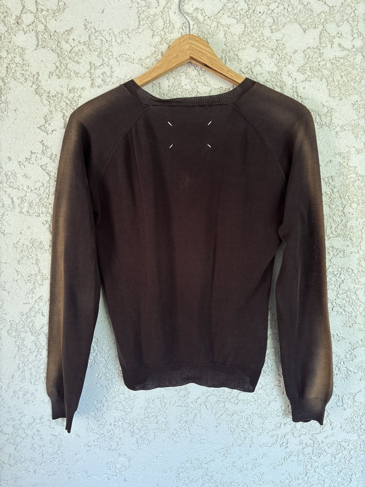 Maison Margiela SS04 Martin Margiela V-Neck sweater Size US S / EU 44-46 / 1 - 2 Thumbnail