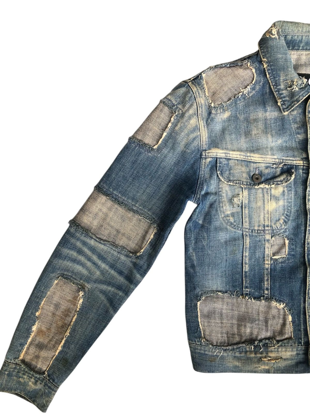 Dolce & Gabbana Dolce & Gabbana Boro Patchwork Distressed Denim Size US M / EU 48-50 / 2 - 3 Thumbnail