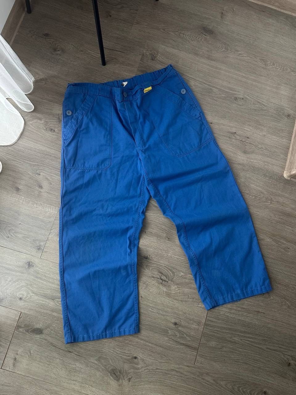 Japanese Brand × Vintage Vintage Japanese Workwear Blue Universals Surplus Army Pants Size US 34 / EU 50 - 3 Thumbnail