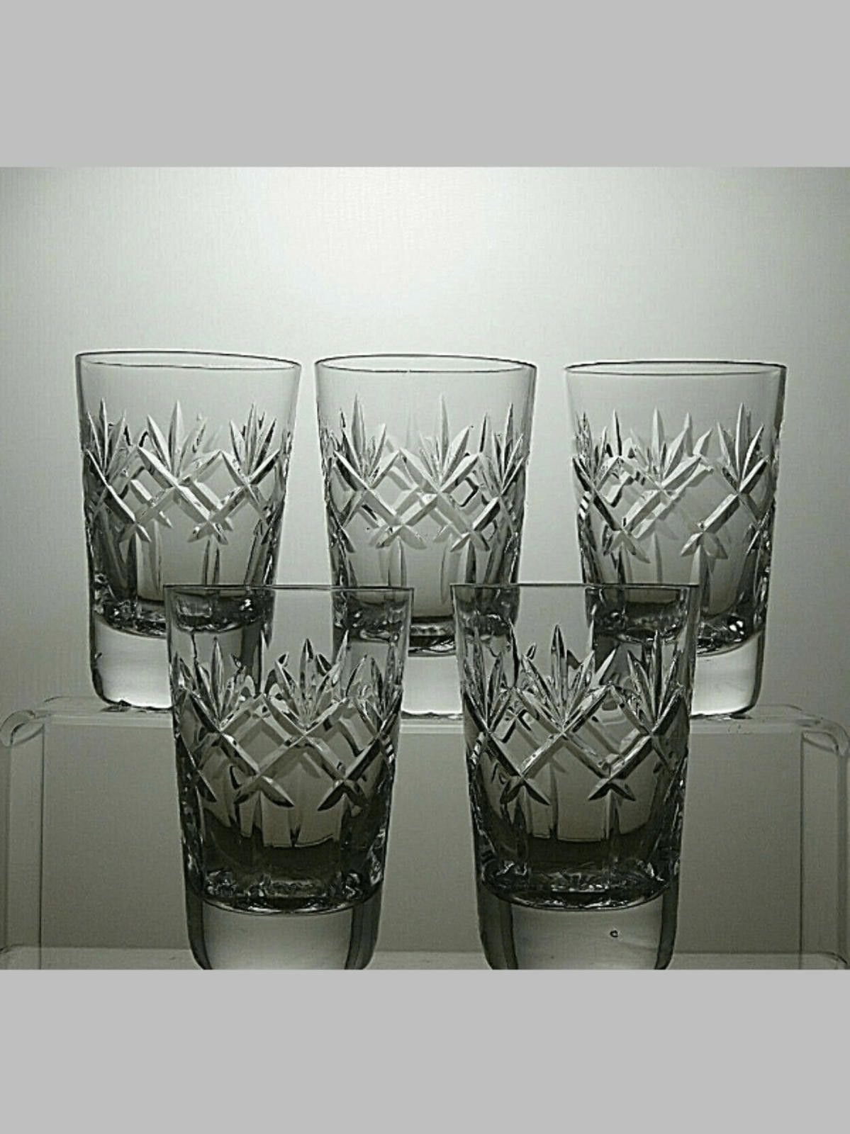 Other Webb Corbett Crystal Set Of 5 Prince Charles Cut Tumblers Size ONE SIZE - 1 Thumbnail