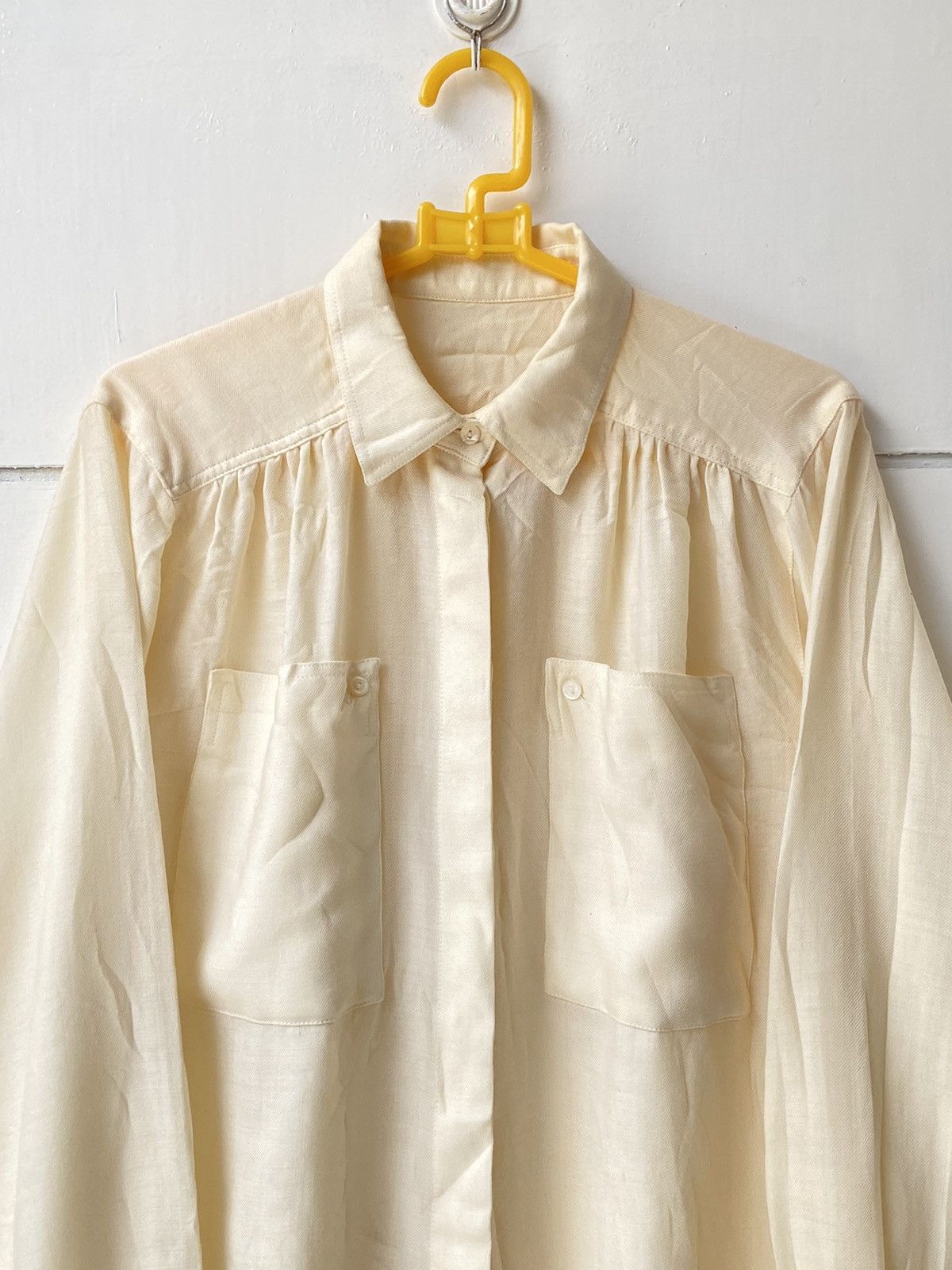 Etienne Aigner ETIENNE AIGNER Cream Shirt Size US S / EU 44-46 / 1 - 2 Thumbnail