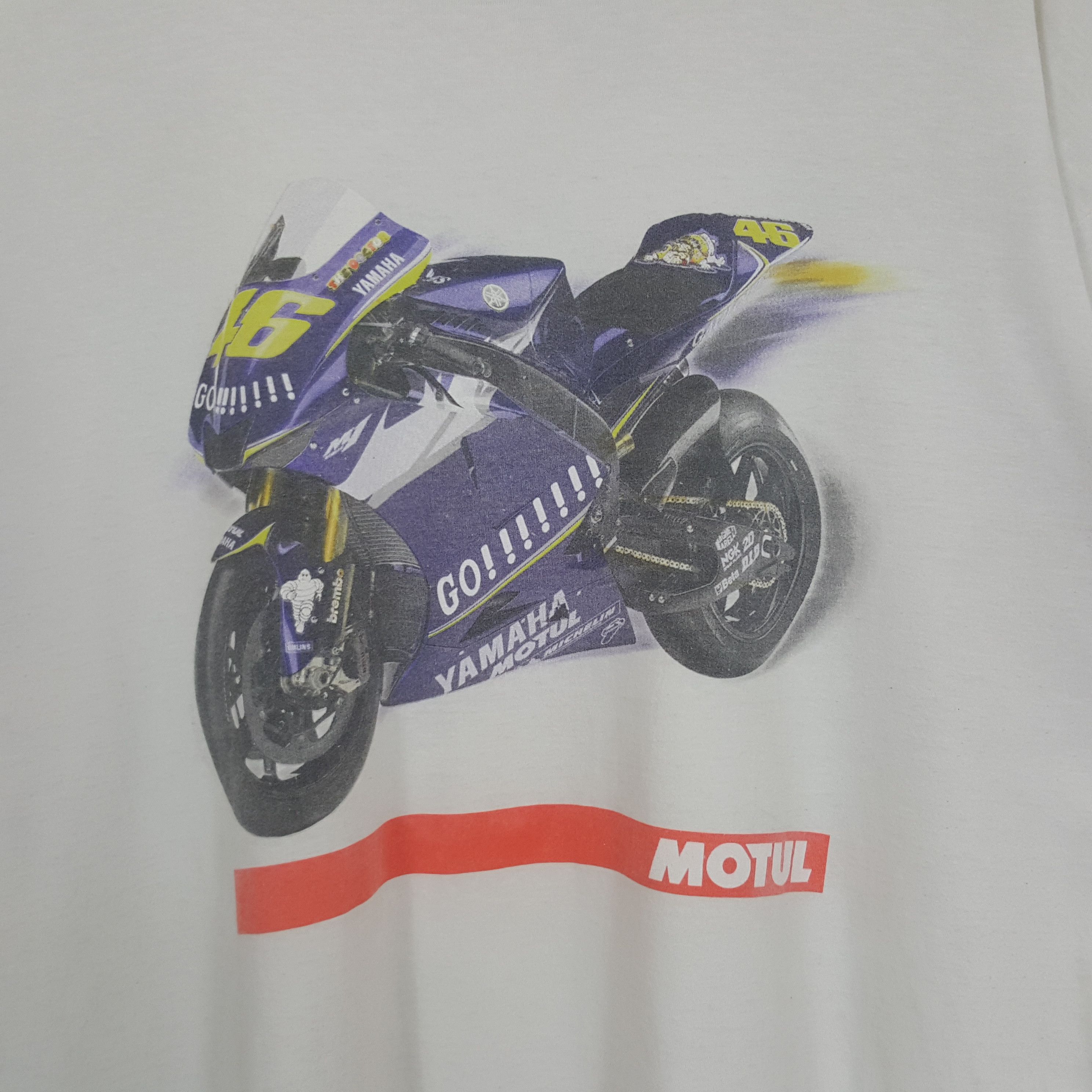 Vintage × Yamaha Vintage Motul Yamaha MotoGP Rossi 46 Racing Tshirt Size US XL / EU 56 / 4 - 2 Thumbnail