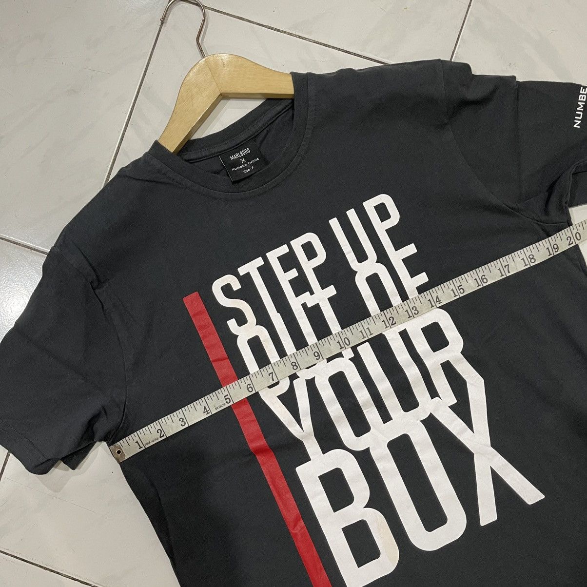 Japanese Brand Marlboro x number nine tee Size US M / EU 48-50 / 2 - 7 Thumbnail