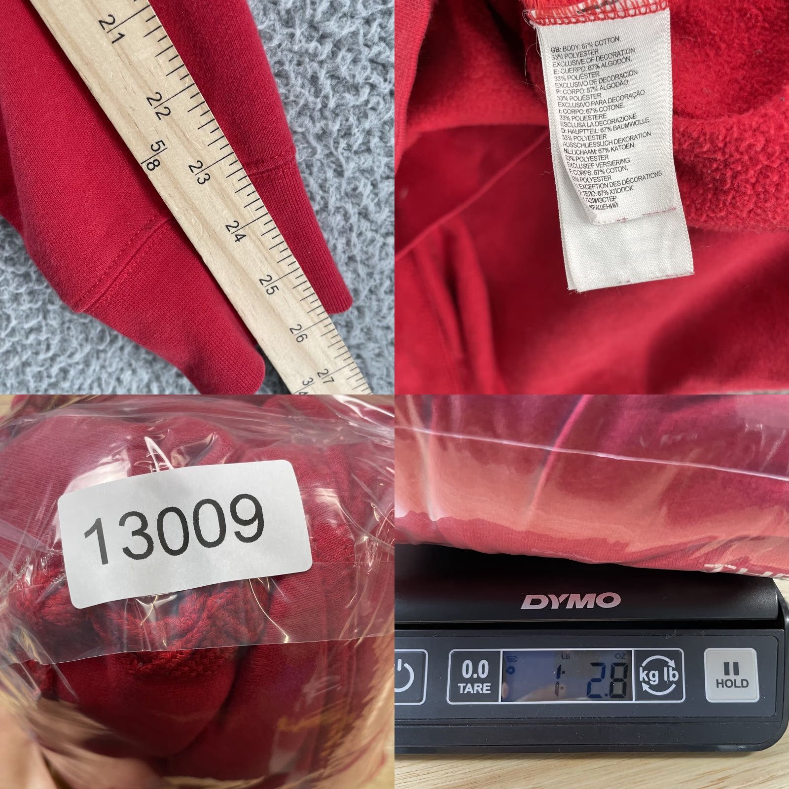 The North Face The North Face Hoodie Men L Red Never Stop Exploring Gorpcore Outdoor Camping Shirt Pullover with Hooded Pockets Graphic Print Size US L / EU 52-54 / 3 - 8 Thumbnail
