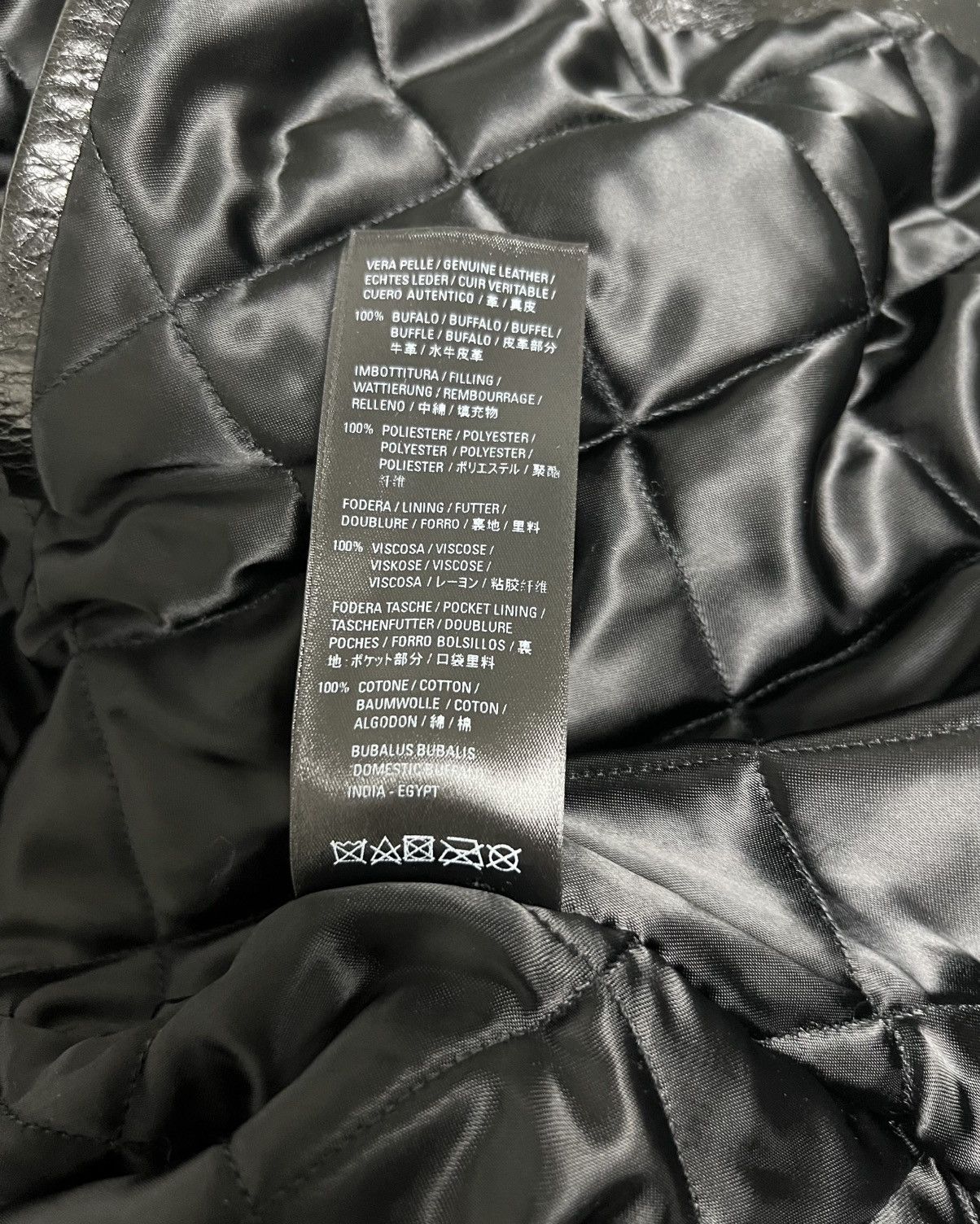 Balenciaga Balenciaga FW19 Grainy Buffalo Leather Biker Jacket Size US S / EU 44-46 / 1 - 11 Thumbnail