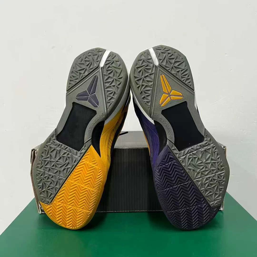Nike Kobe 7 Purple Gold 2-Tone US10 Minor Scuffs $1550 OG Size US 10 / EU 43 - 6 Thumbnail