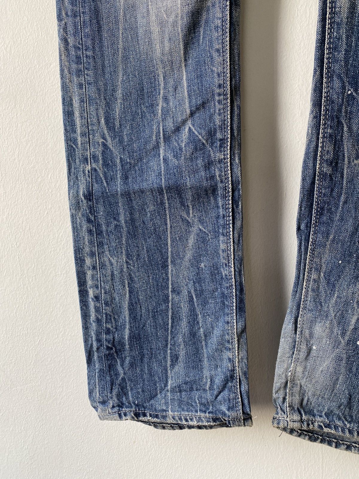 GOSTAR DE FUGA × Japanese Brand Japanese Vintage Gostar De Fuga Lighting Washed Denim Size US 31 - 4 Thumbnail