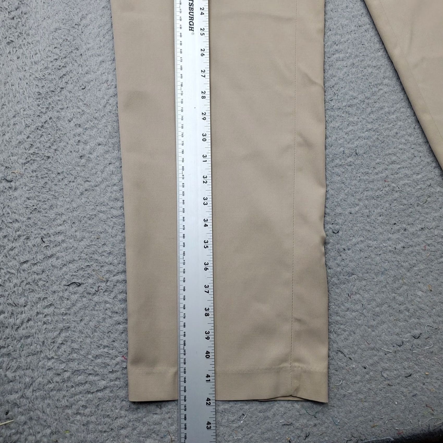 PGA Tour PGA TOUR Mens Dress Pants 38x31 Tan Solid Flat Front Formal Straight Fit Pants Mens Size 38 Tan Solid Flat Front Straight Fit Size US 38 / EU 54 - 3 Thumbnail