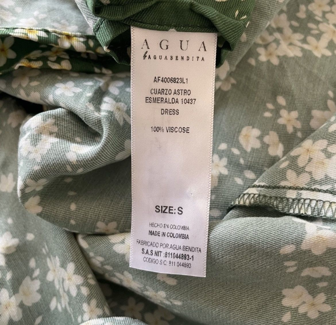 AGUA by Agua Bendita AGUA AGUA BENDITA Cuarzo Astro Esmeralda Floral Maxi Size S / US 4 / IT 40 - 9 Thumbnail