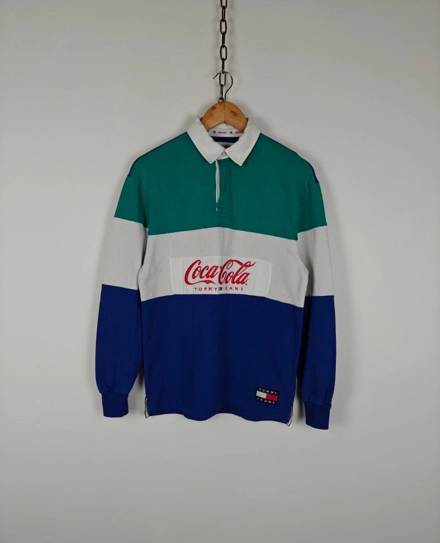 Tommy Hilfiger Tommy Hilfiger x Coca Cola Sweatshirt Collared Logo XS Size US XS / EU 42 / 0 - 1 Thumbnail