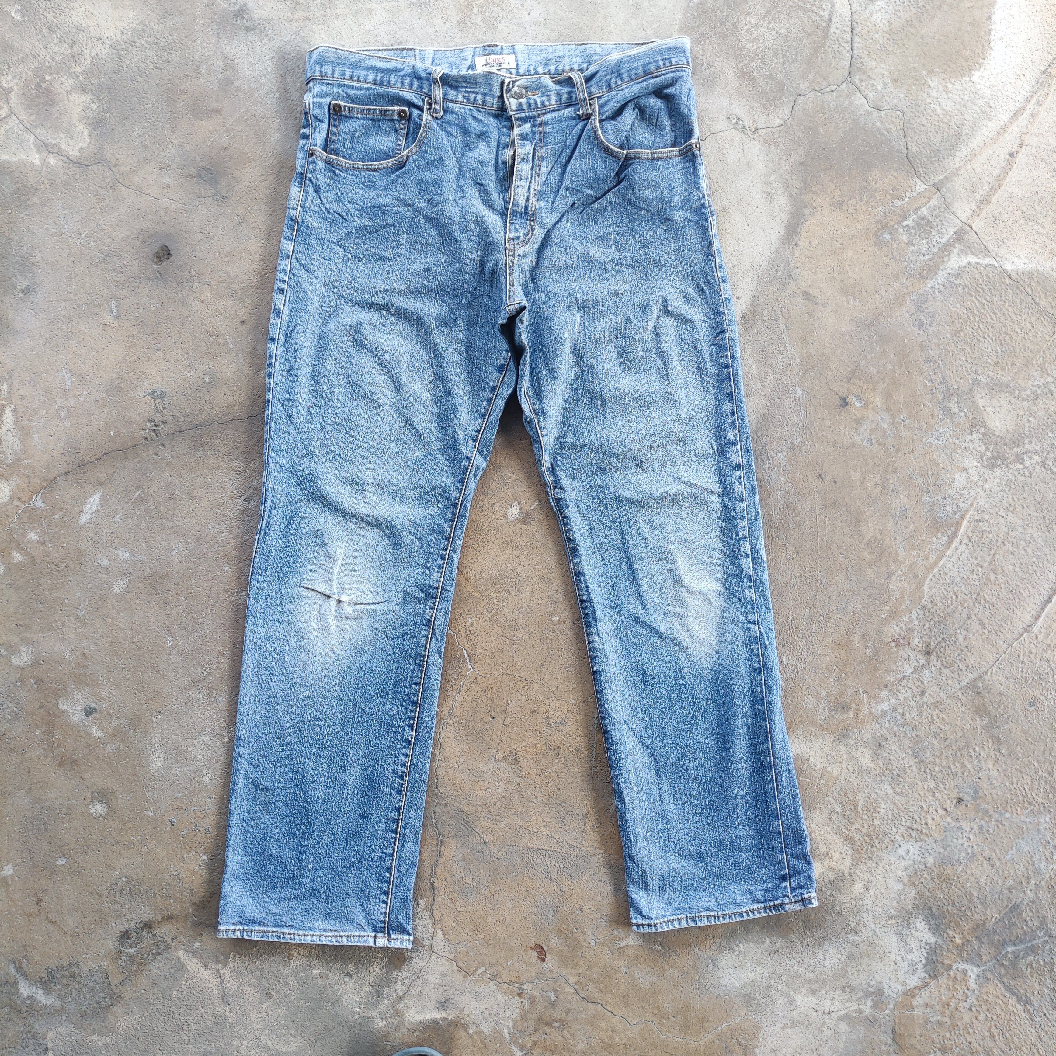 Vintage Hanes Brand Jeans Faded Pants W37