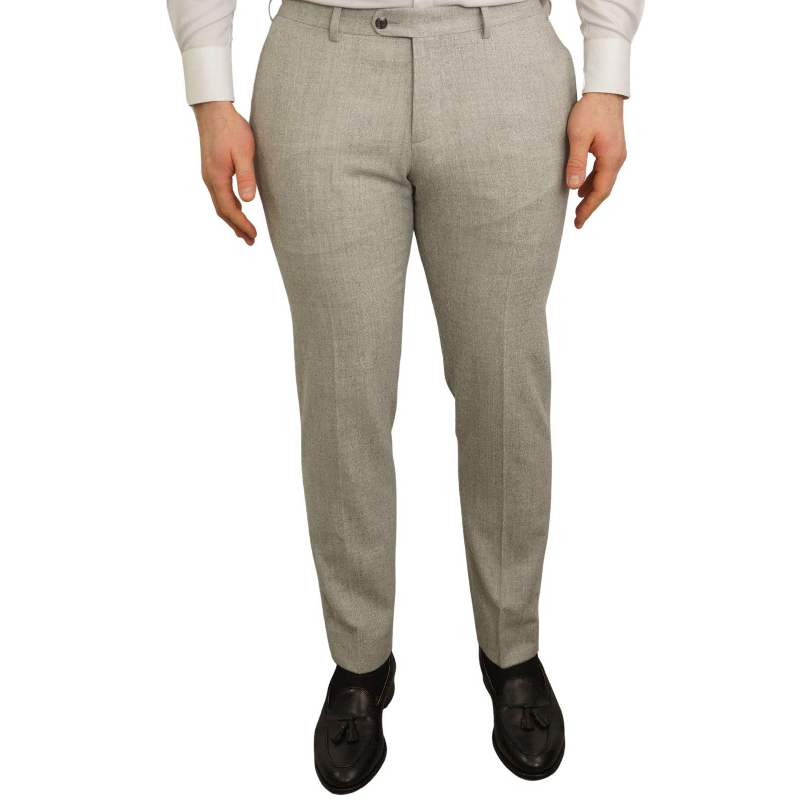 Suitsupply Men Suitsupply Suit Grey La Spalla Drago Circular Wool US40L Size 40L - 8 Thumbnail
