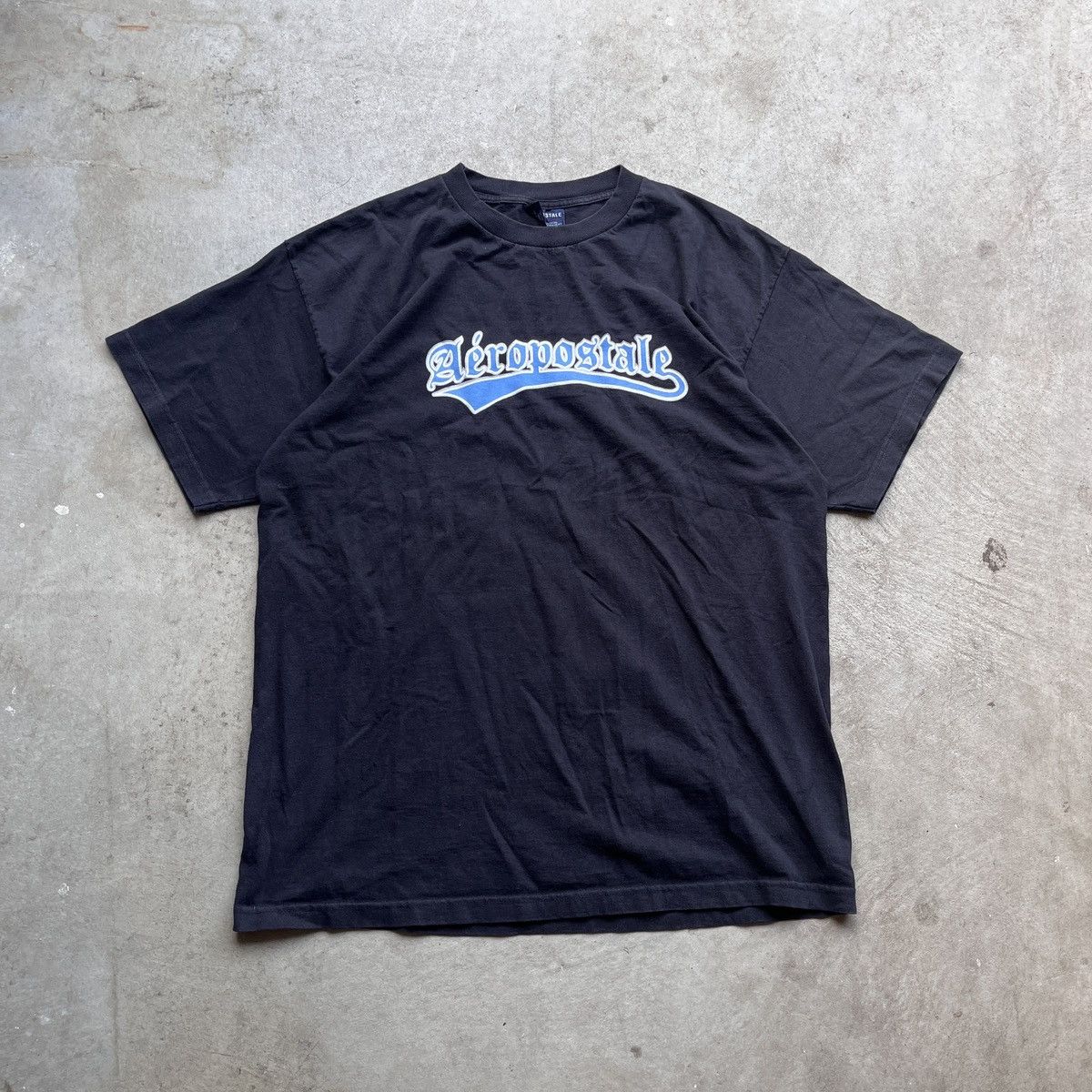 Aeropostale Vintage Y2K Aeropostale Spell-out Black Graphic T Shirt Size US XL / EU 56 / 4 - 1 Thumbnail