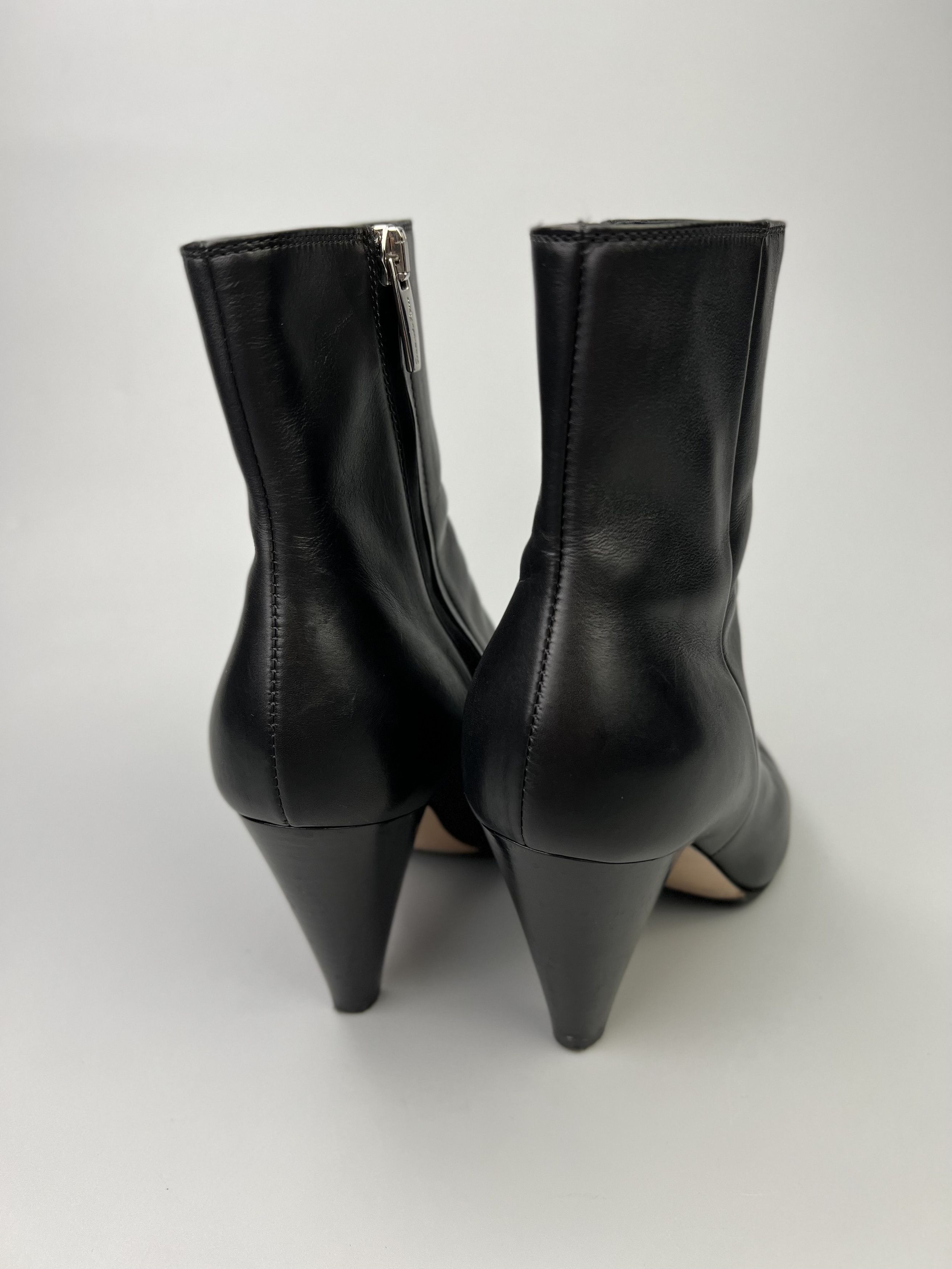 Gianvito Rossi Gianvito Rossi Black Pointed Toe Heel Boots Size IT34 Size US 4 / IT 34 - 4 Thumbnail