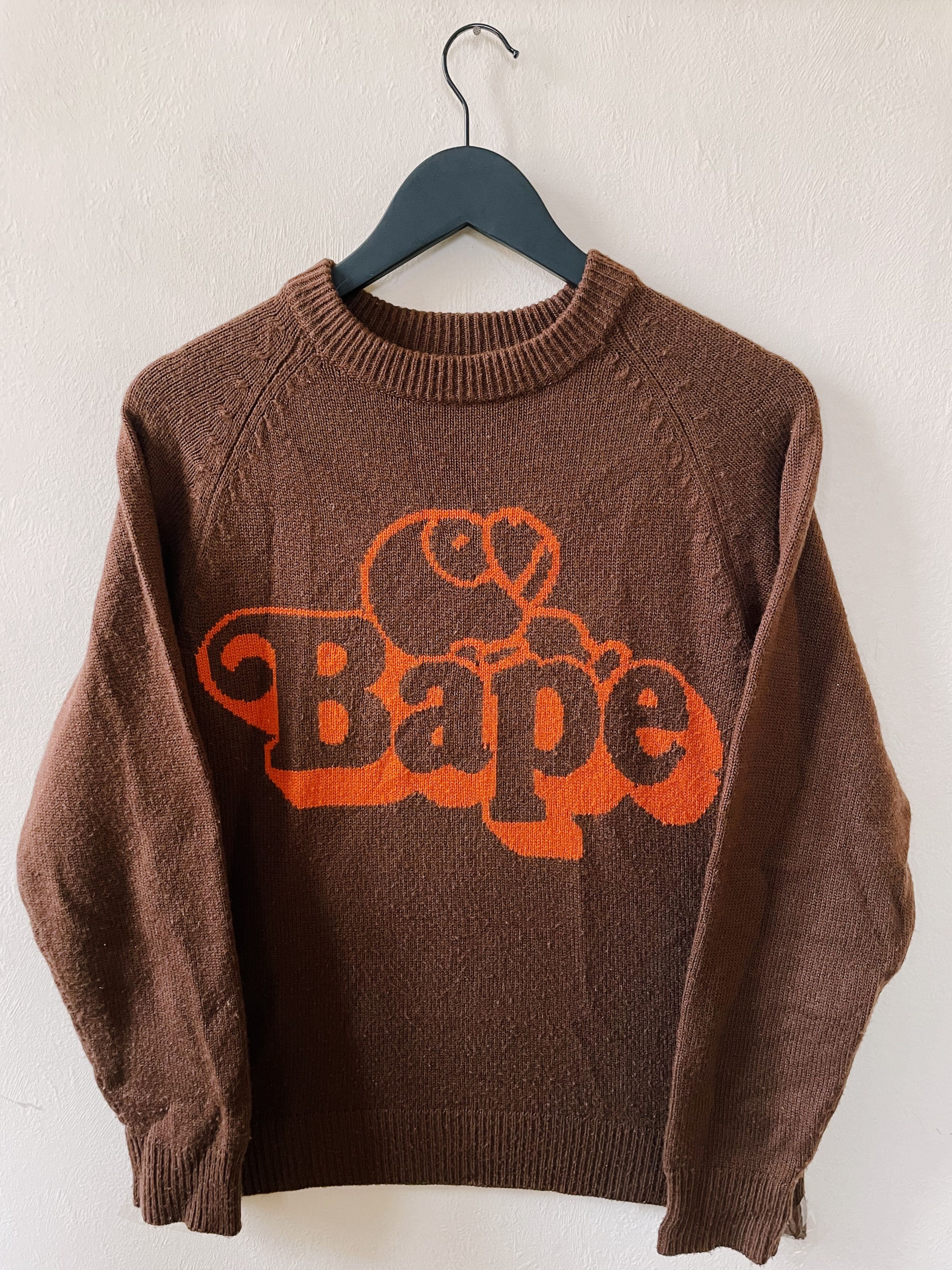 90s vintage BAPE baby milo スウェット y2k 裏原 Bape × Vintage Vintage Y2K Bape A Bathing Ape Baby Milo Knit