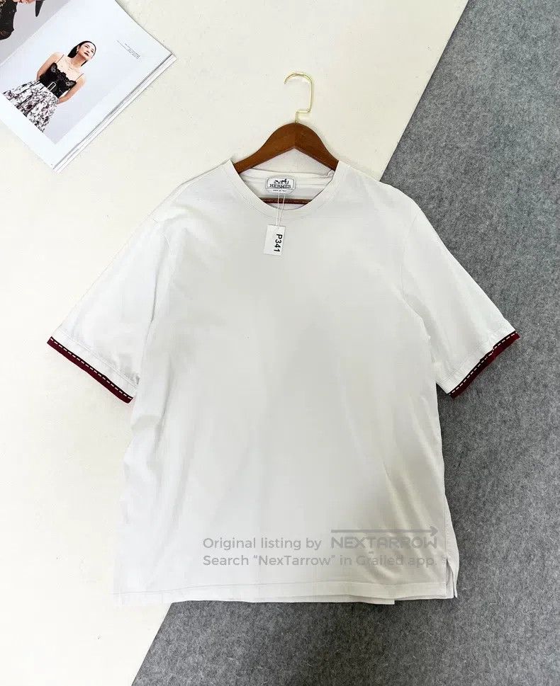 Hermes Hermes Patchwork Short-Sleeve T-Shirt Size L / US 10 / IT 46 - 1 Thumbnail