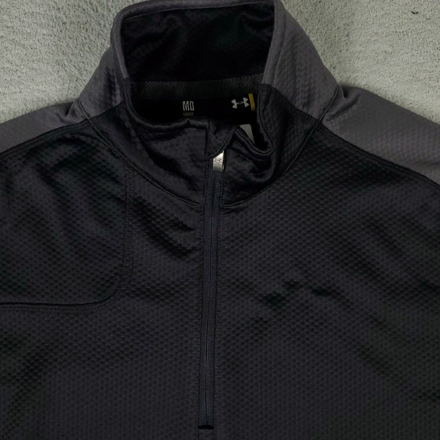 Under Armour Under Armour Sweater Mens Medium Black 1/4 Zip Pullover Shirt Sweatshirt Size US M / EU 48-50 / 2 - 2 Thumbnail