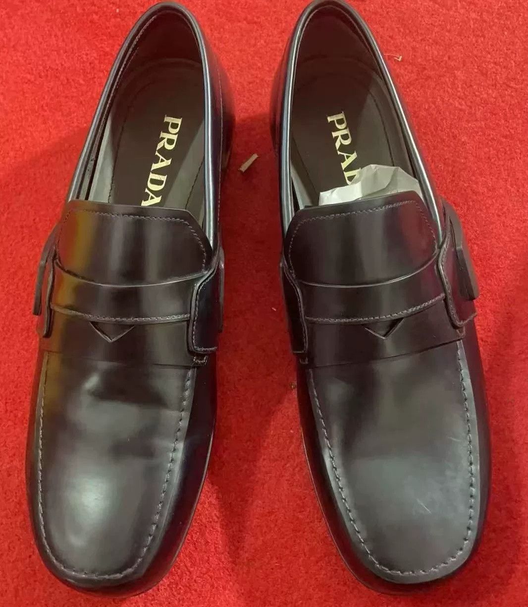 Prada Prada men FW 1999 squared toe loafers archive | Grailed