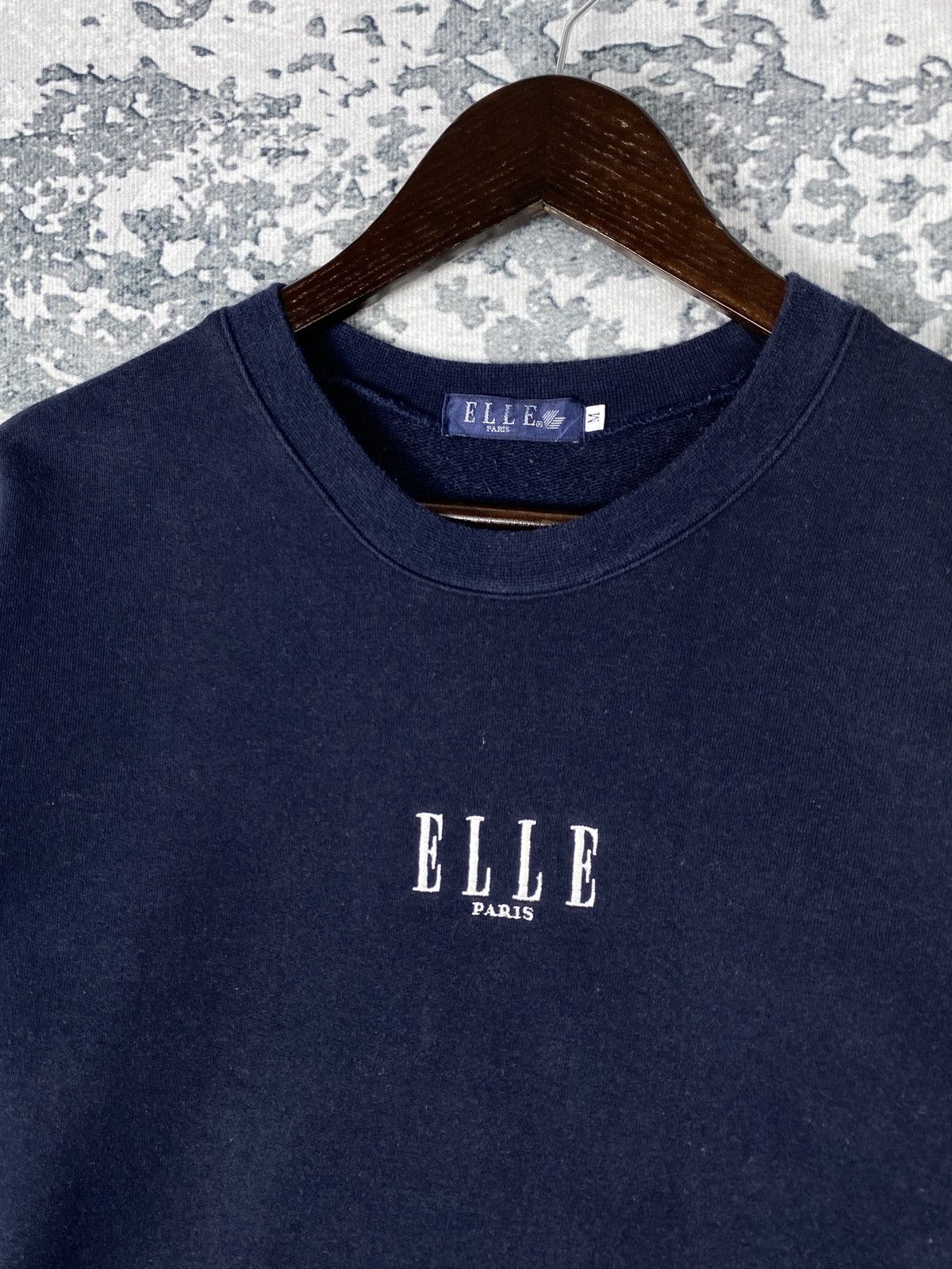 Designer Vintage Elle Paris Crewneck Sweatshirts Size US M / EU 48-50 / 2 - 4 Thumbnail