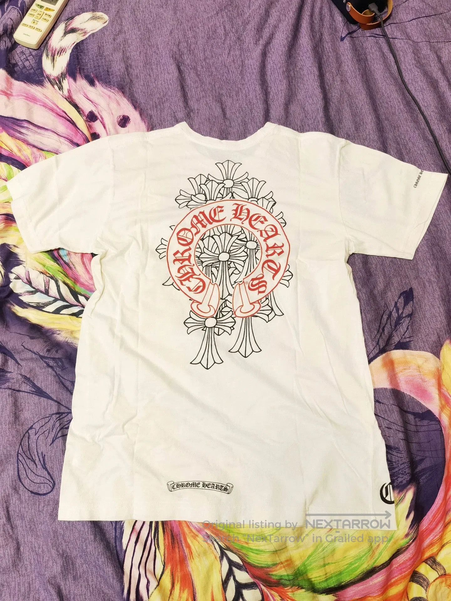 Chrome Hearts Chrome Hearts White Pocket Red Horseshoe T-shirt. Size US M / EU 48-50 / 2 - 1 Thumbnail