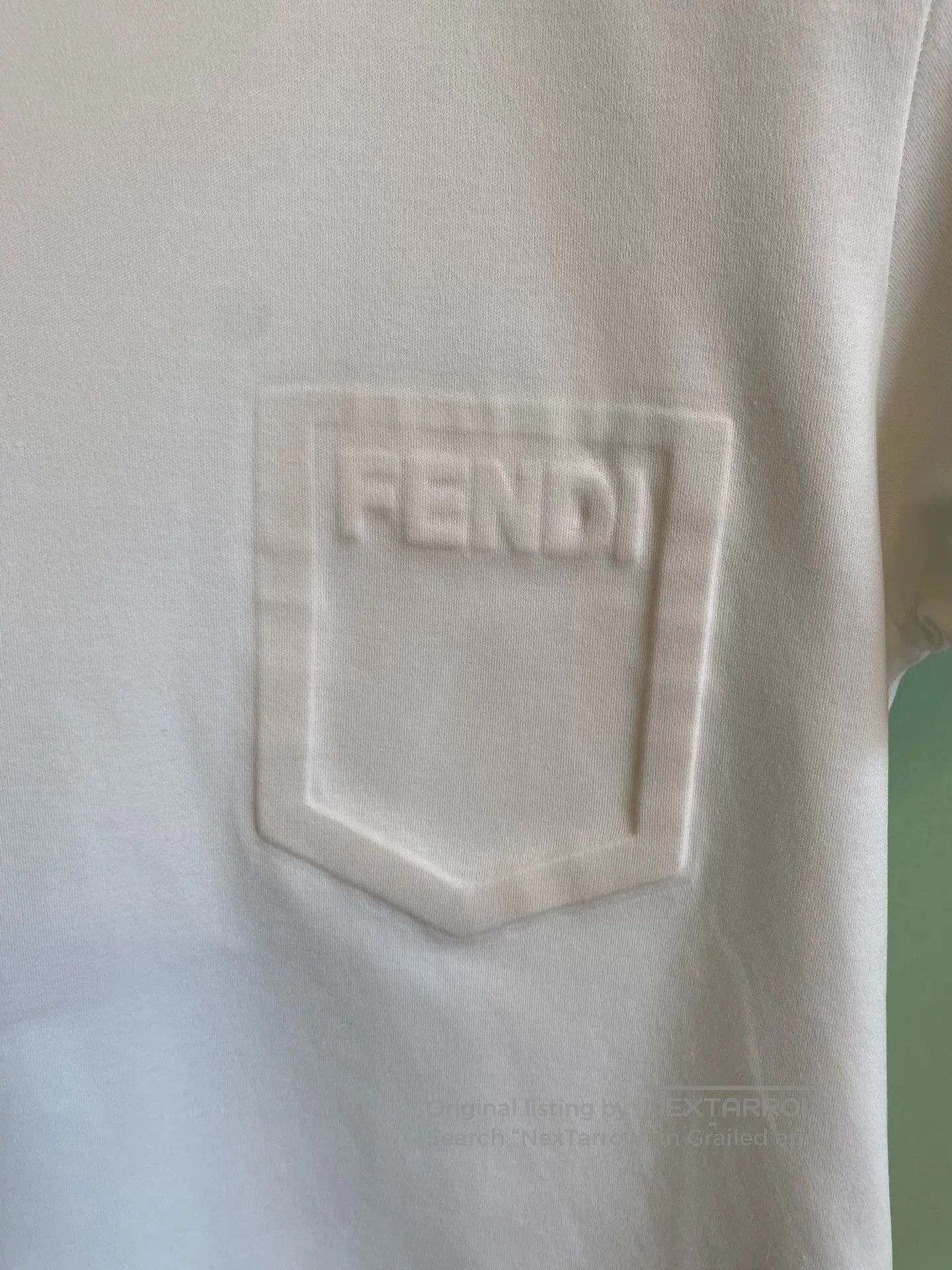 Fendi Fendi Letter Embossed Short Sleeve T. Size US M / EU 48-50 / 2 - 2 Thumbnail
