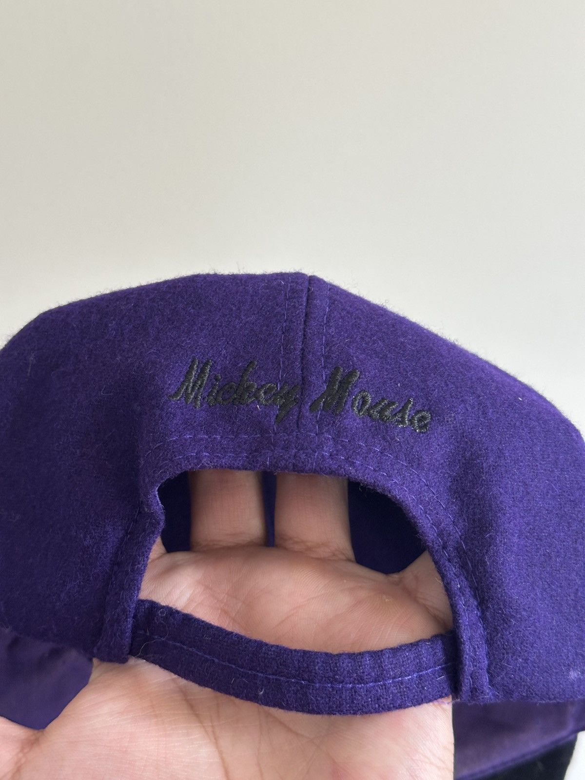 Disney × Mickey Mouse × Vintage Vintage 90’s Mickey Mouse Wool Hat Mickey Unlimited Purple Size ONE SIZE - 3 Thumbnail